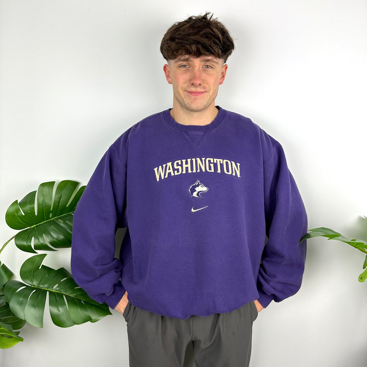 vintage purple nike sweatshirt