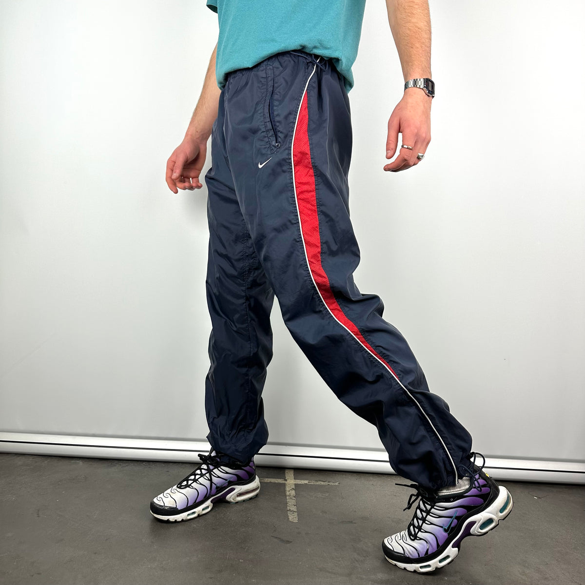 vintage nike nylon track pants