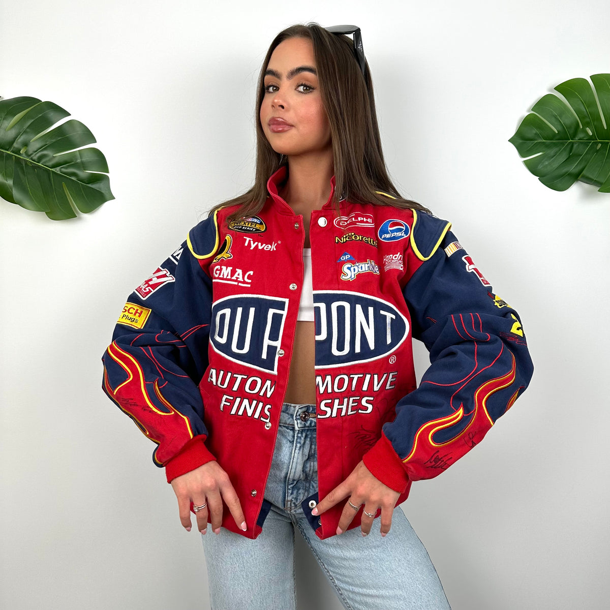 DU PONT NASCARジャケット サイン入り NASCAR ナスカー JHデザイン DUPONT デュポン レーシング