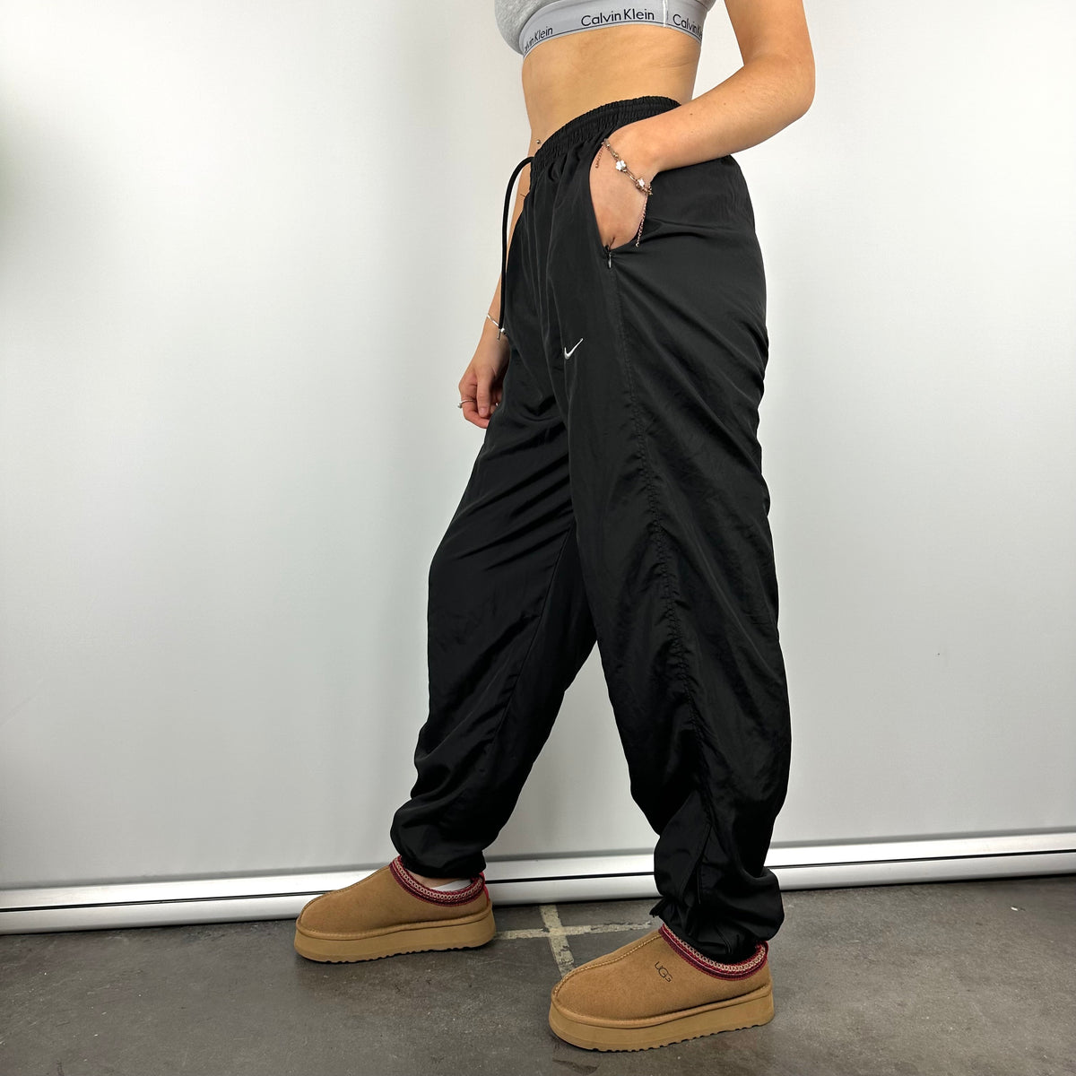 nike windbreaker track pants