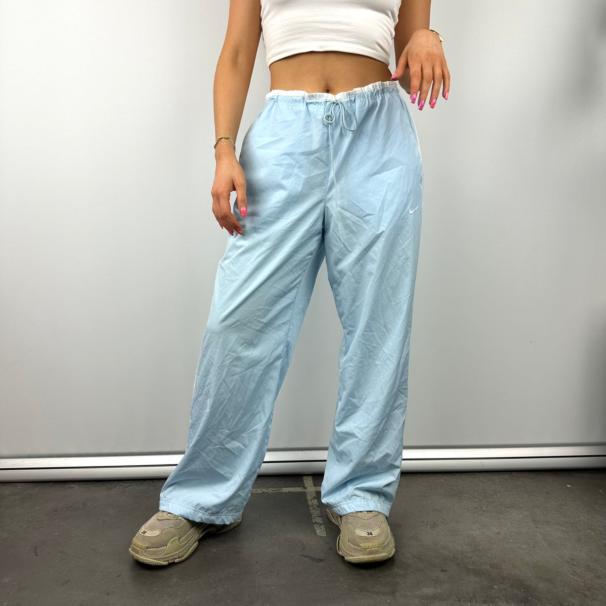 light blue nike bottoms