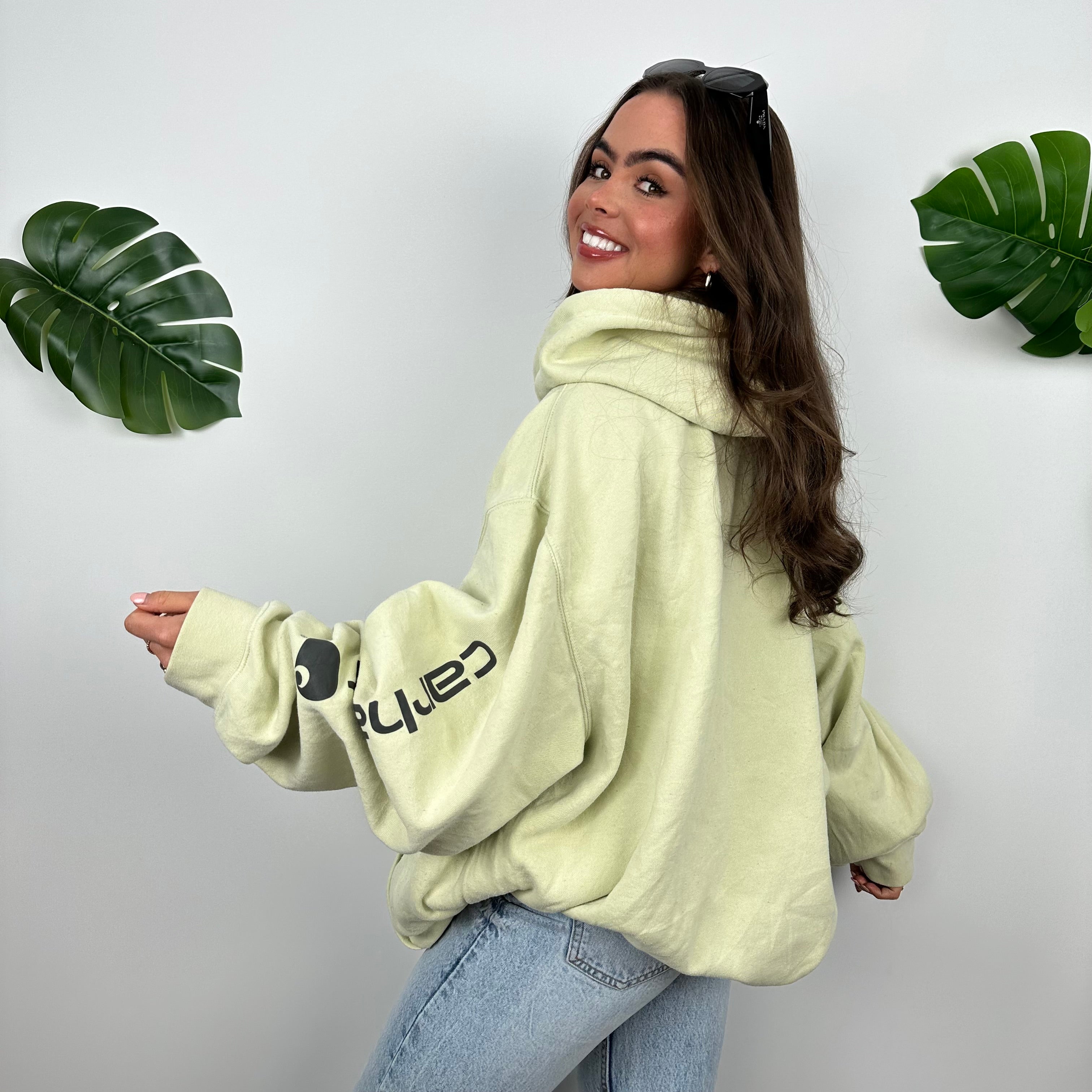 Carhartt Lime Embroidered Logo Hoodie (XXL)