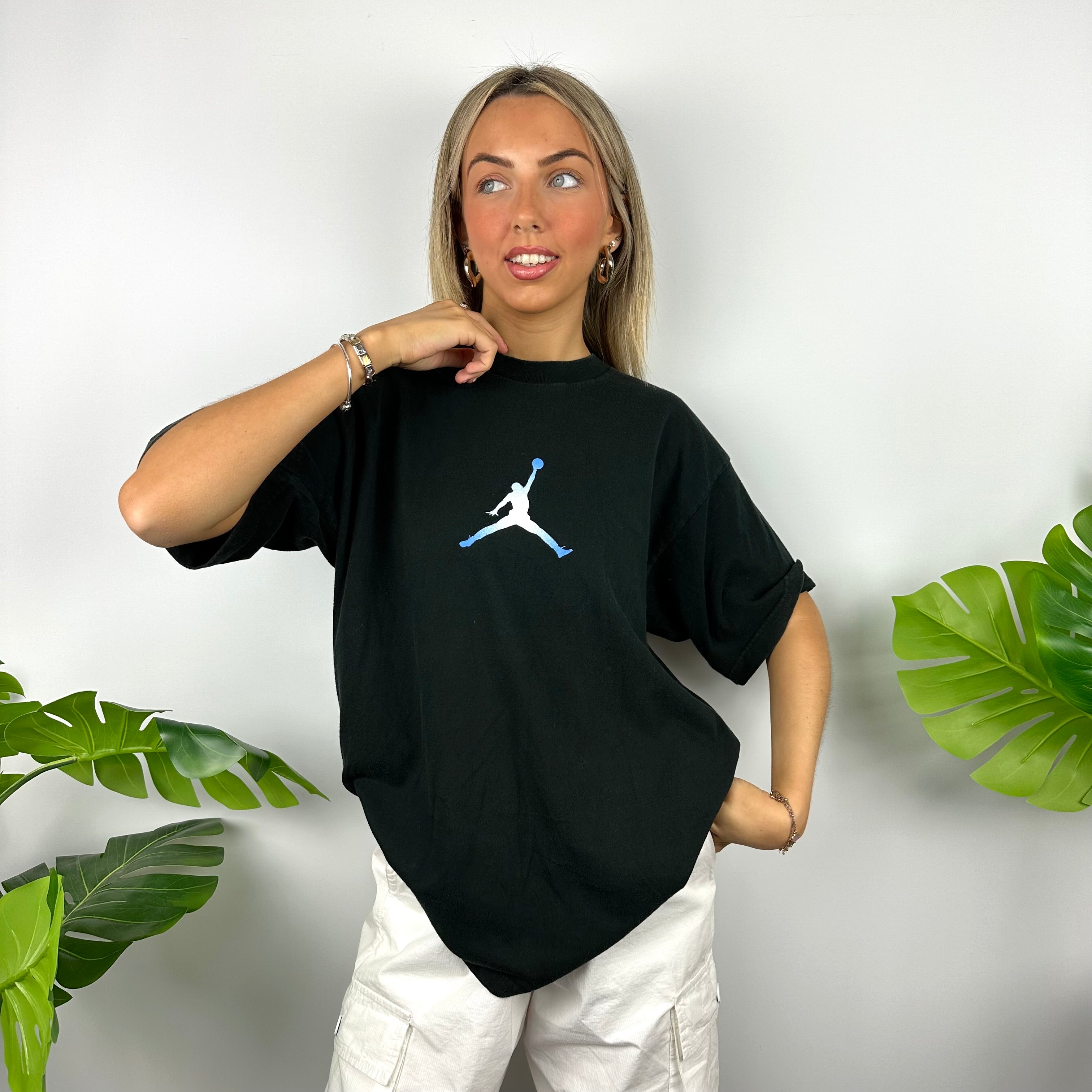 Nike x Air Jordan Black Spell Out T Shirt (M)