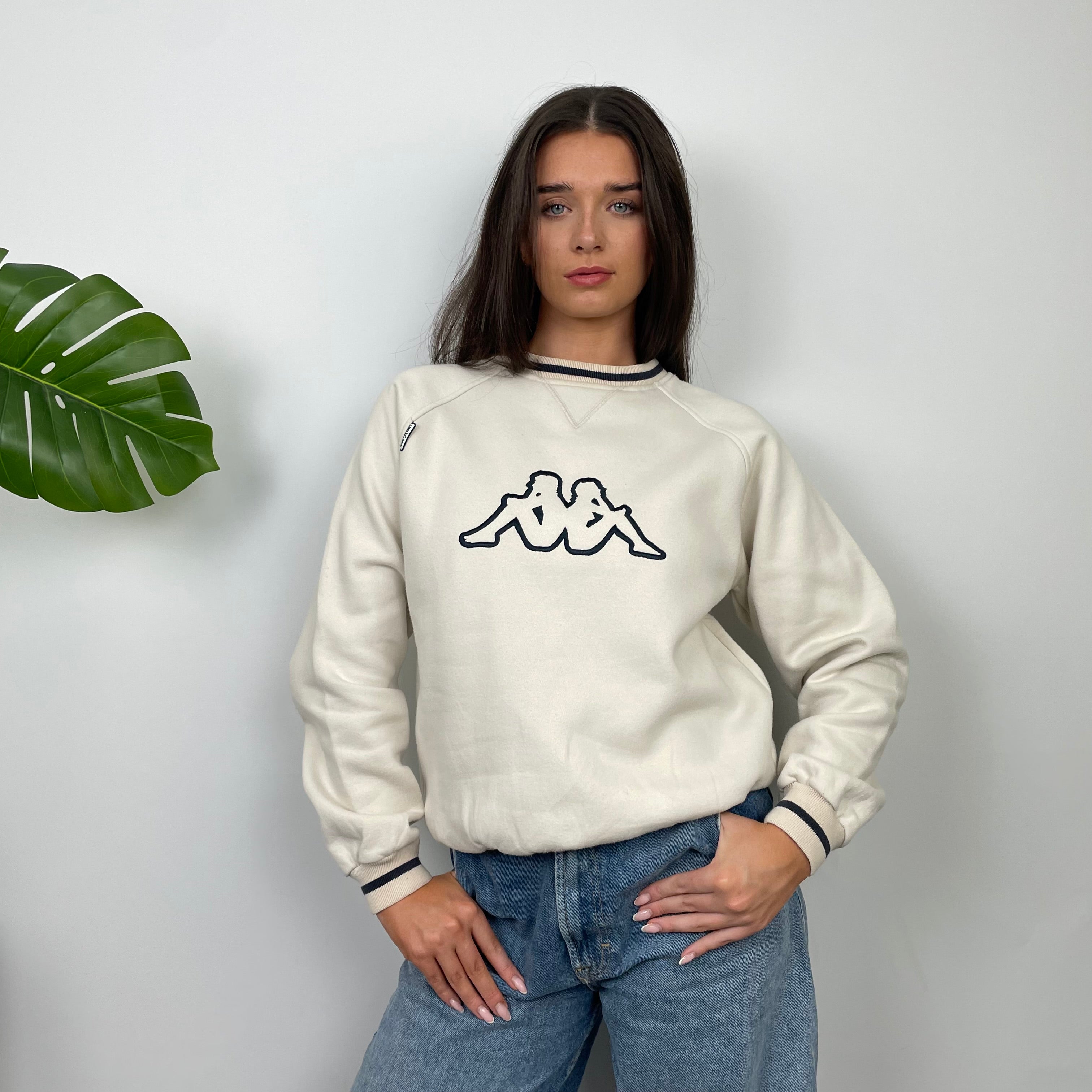 Kappa Tan Embroidered Logo Sweatshirt (S)