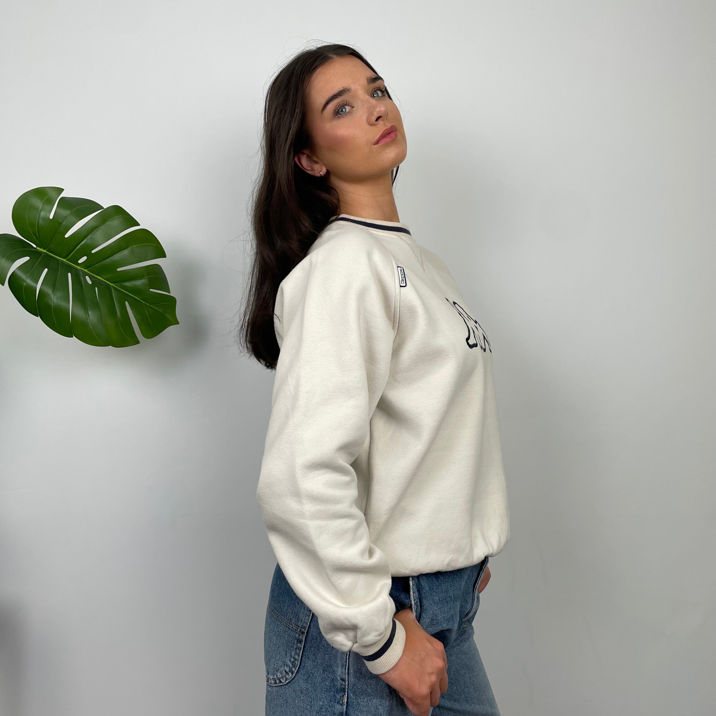 Kappa Tan Embroidered Logo Sweatshirt (S)