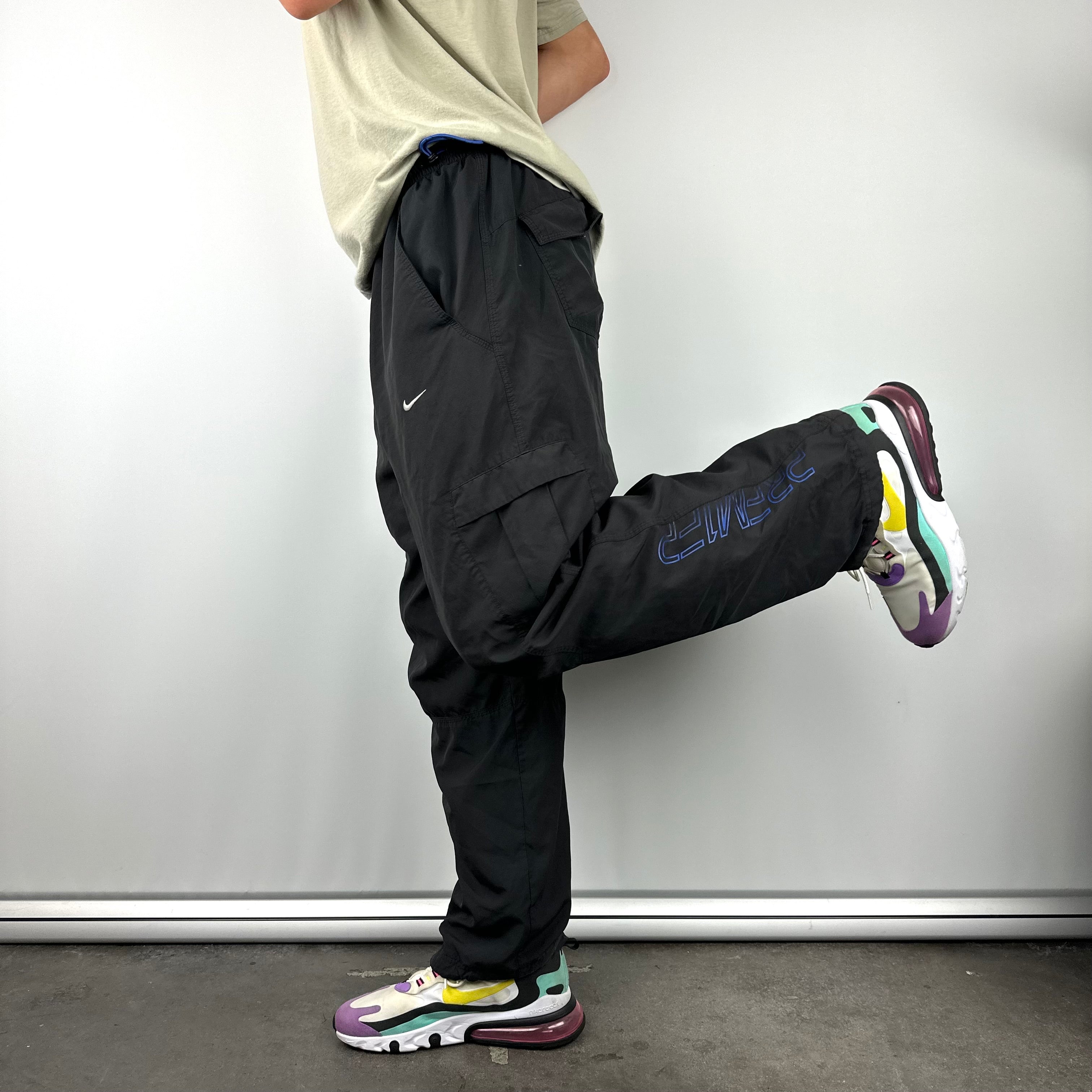 Nike Premier Black Spell Out Track Pants (L)