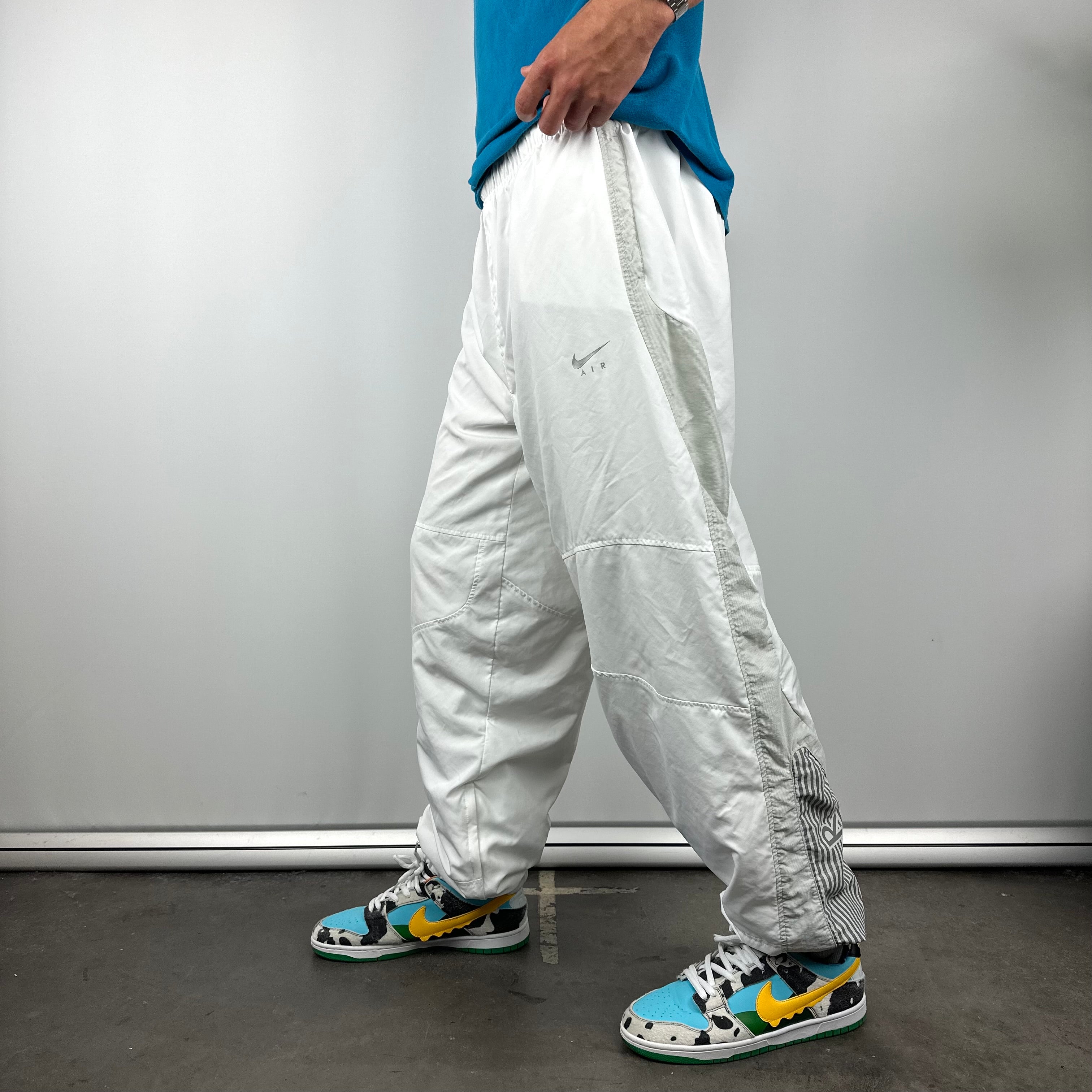 Nike Air White Spell Out Track Pants (XL)