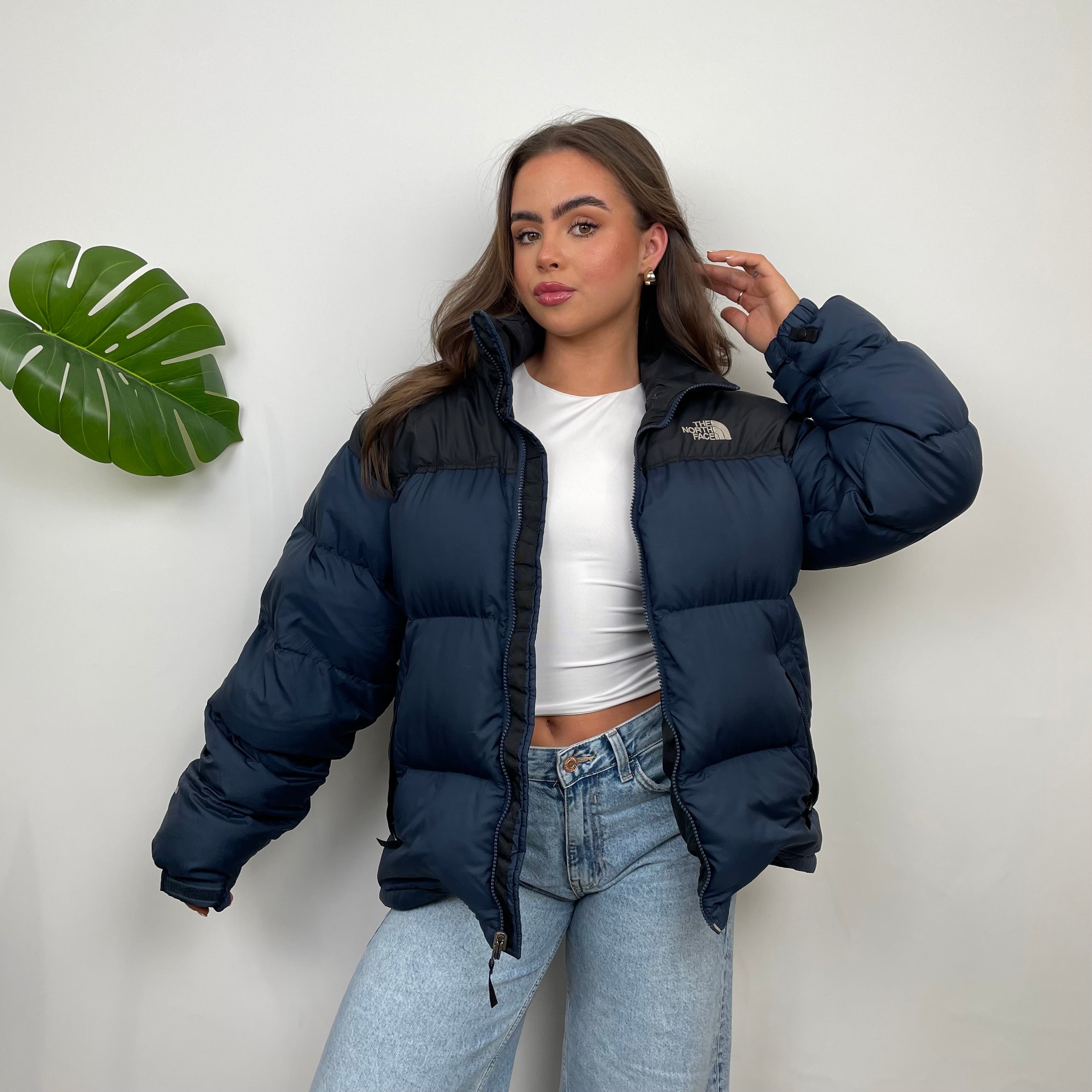 The North Face RARE Navy Nuptse 700 Puffer Jacket (M)