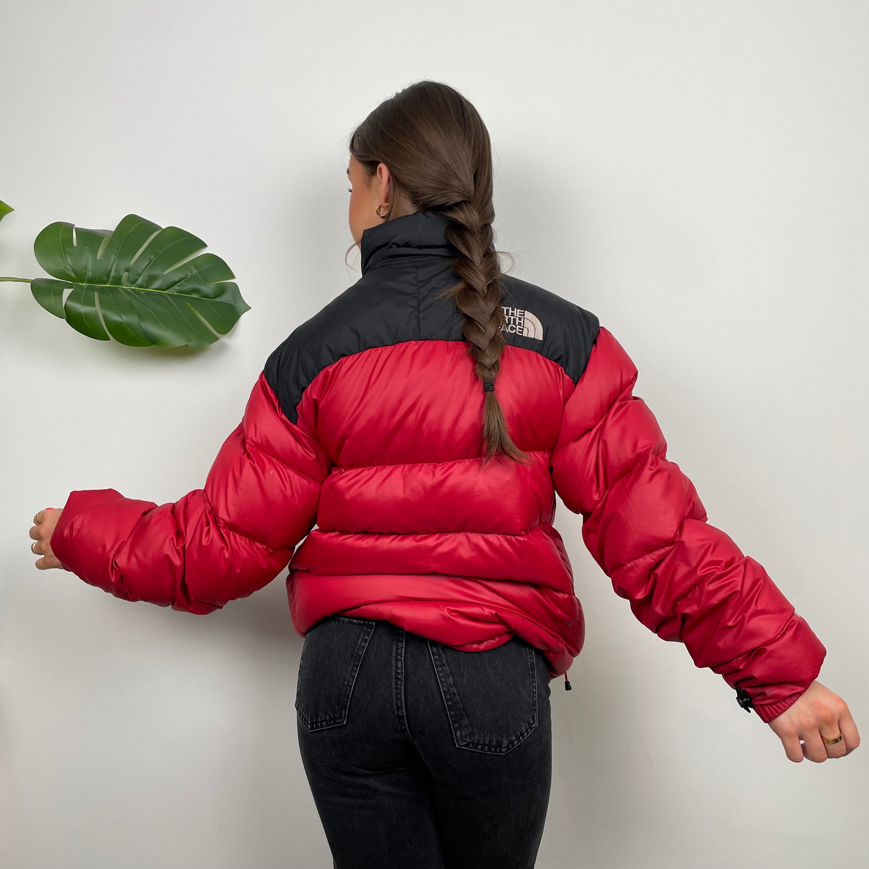 The North Face RARE Red Nuptse 700 Puffer Jacket (M)