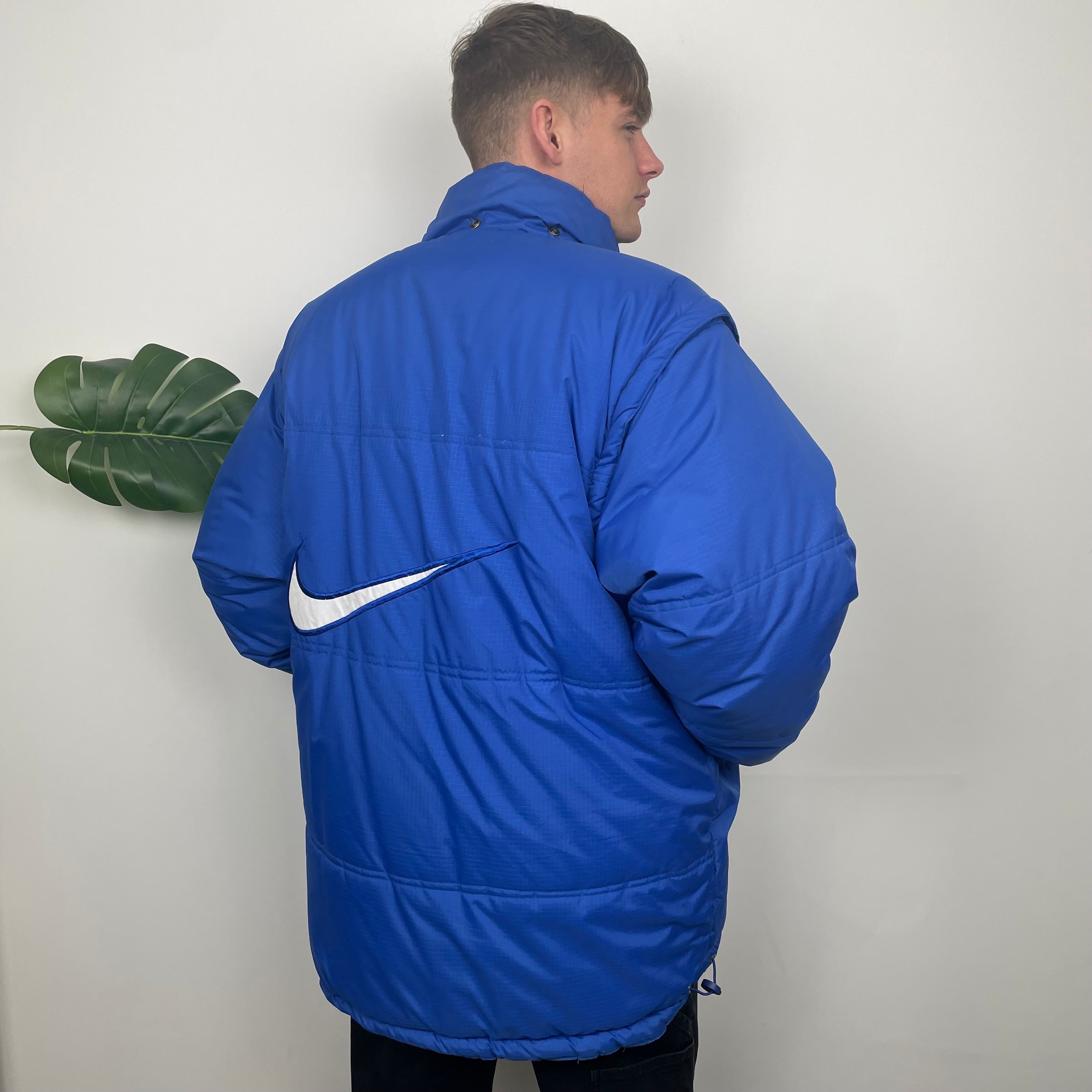 Nike Reversible Embroidered Swoosh Puffer Jacket (XXL)