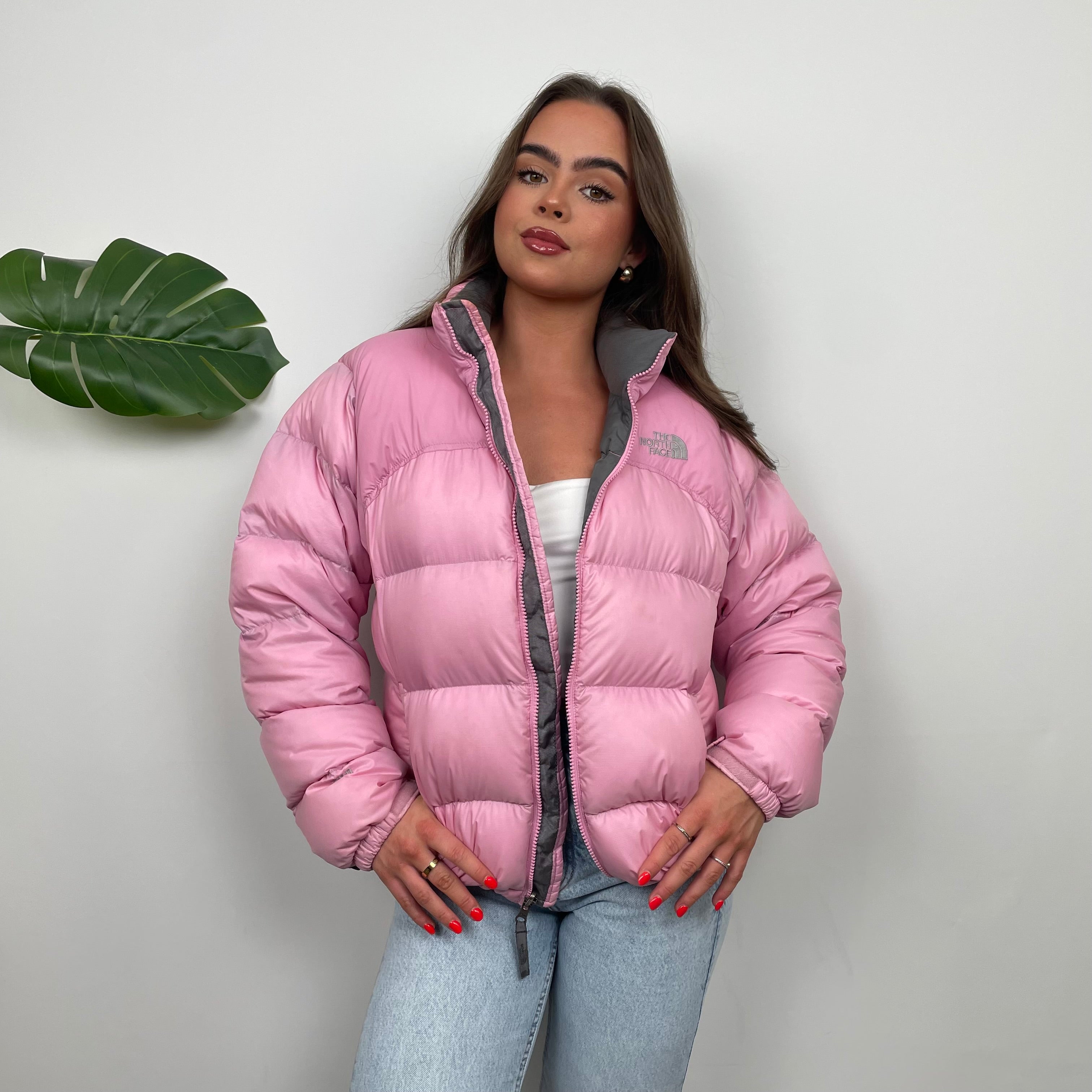 North Face RARE Baby Pink Puffer (M)