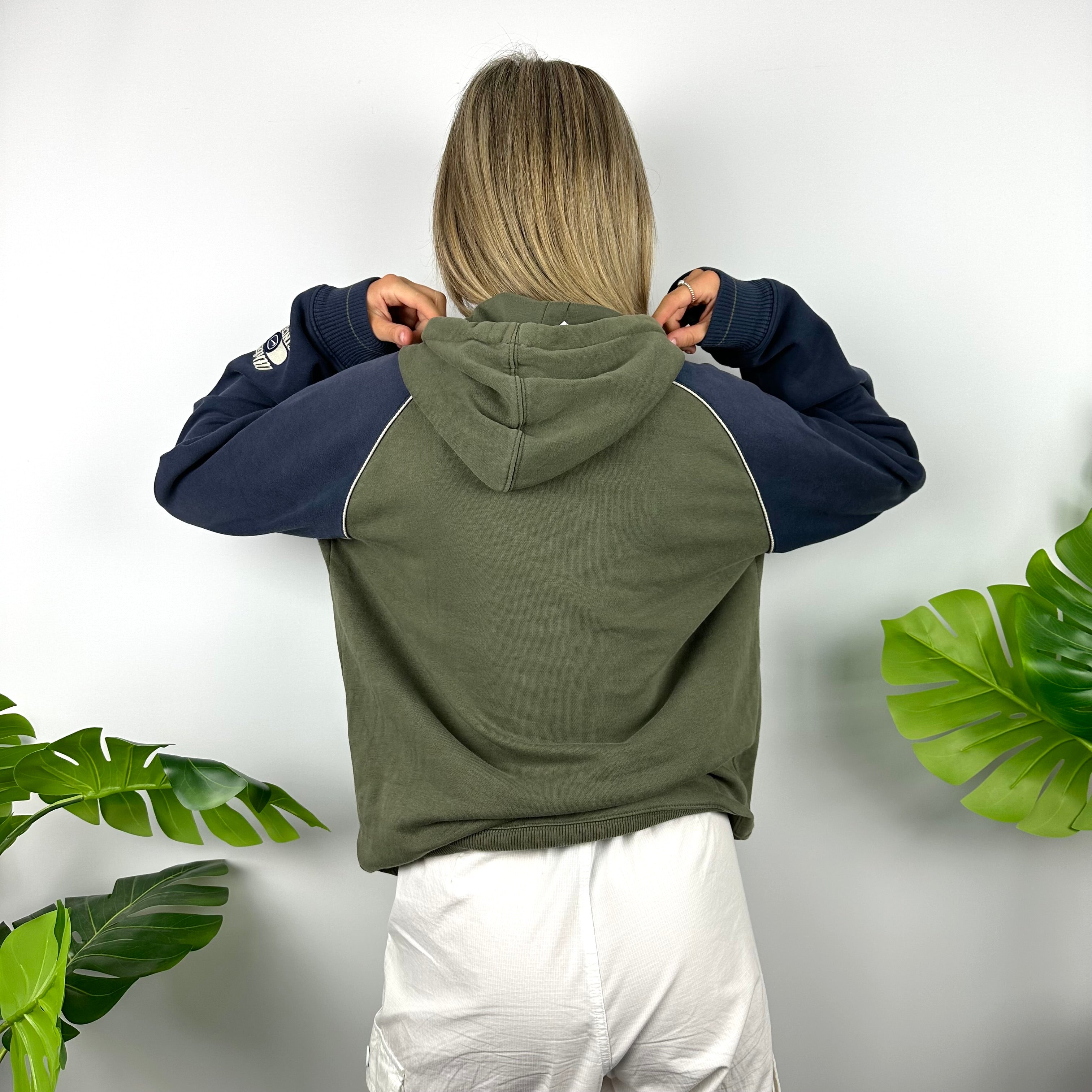 Nike Green Embroidered Spell Out Hoodie (M)