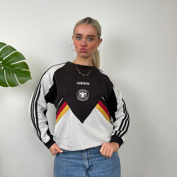 Adidas x Germany FC RARE Embroidered Spell Out Sweatshirt (S)