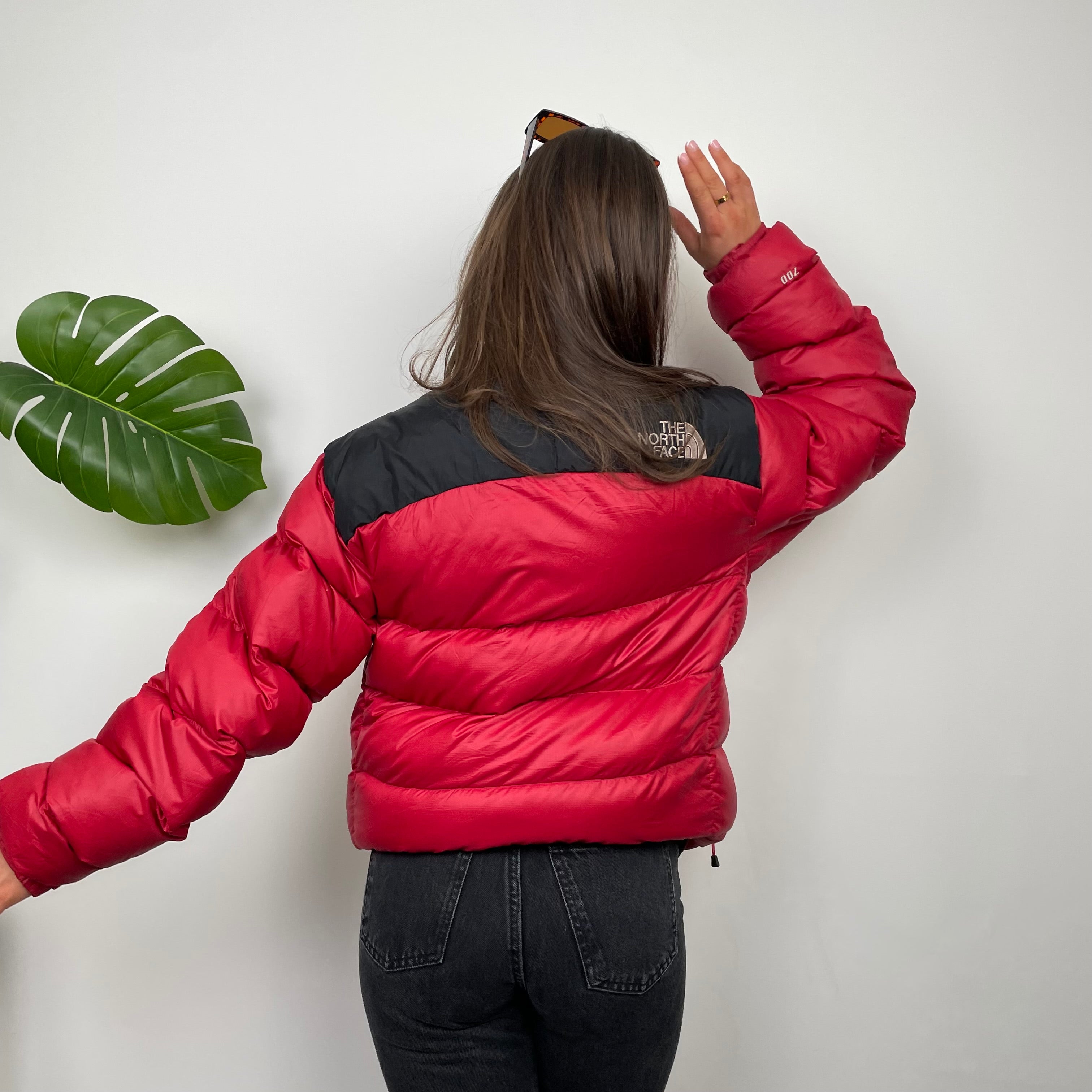 The North Face RARE Red Nuptse 700 Puffer Jacket (M)