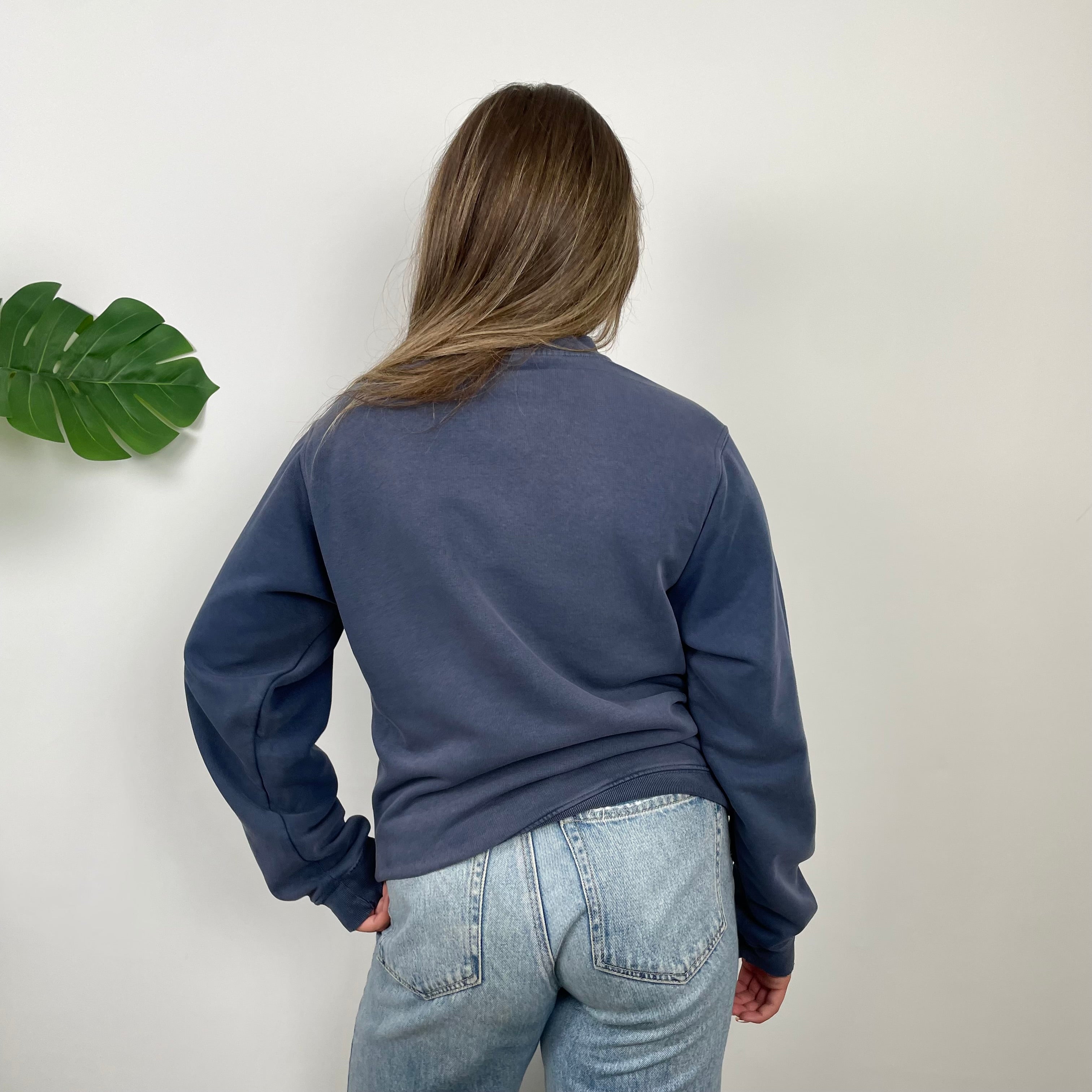 Nike Town London Blue Embroidered Spell Out Sweatshirt (S)