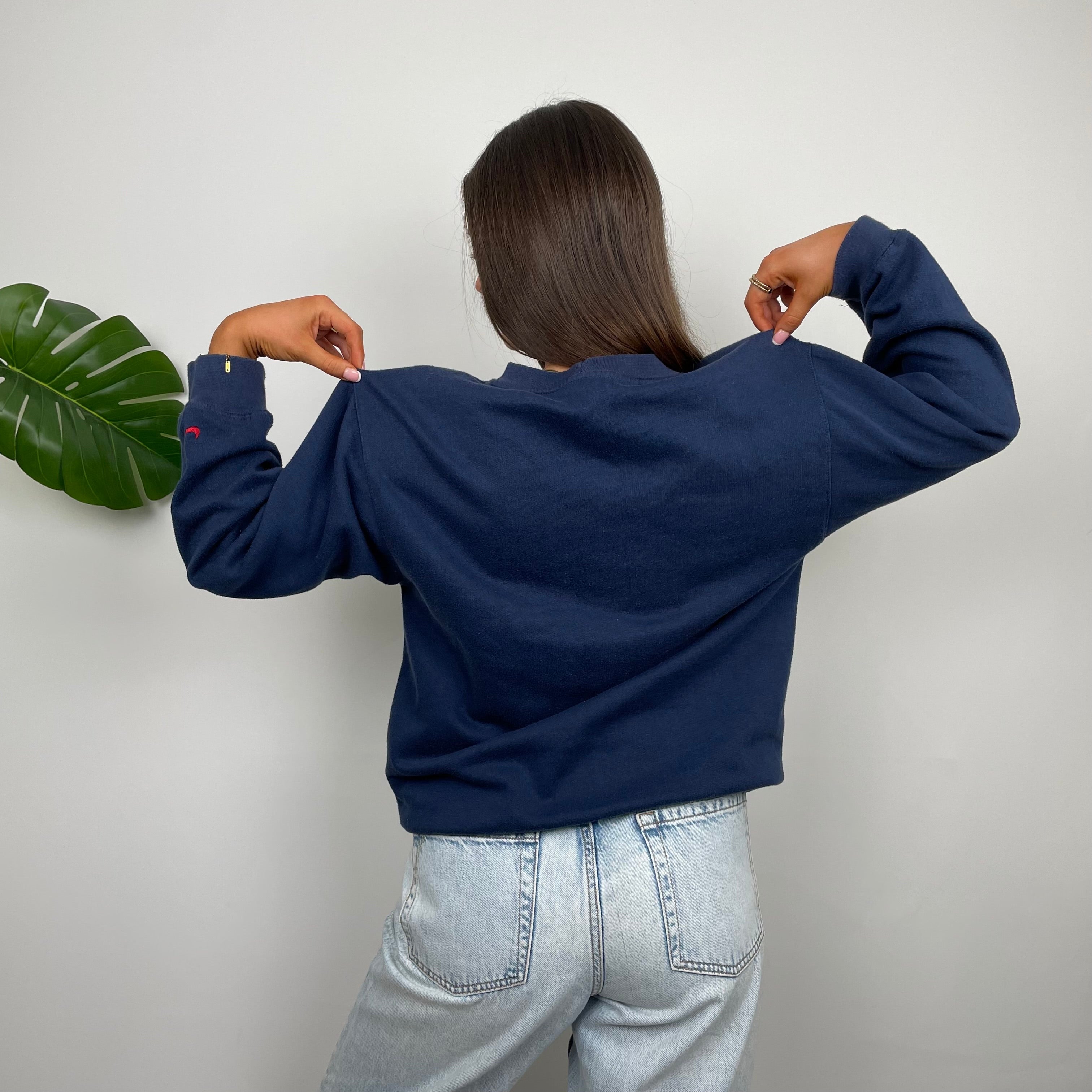 Nike X USA Navy Embroidered Spell Out Sweatshirt (S)