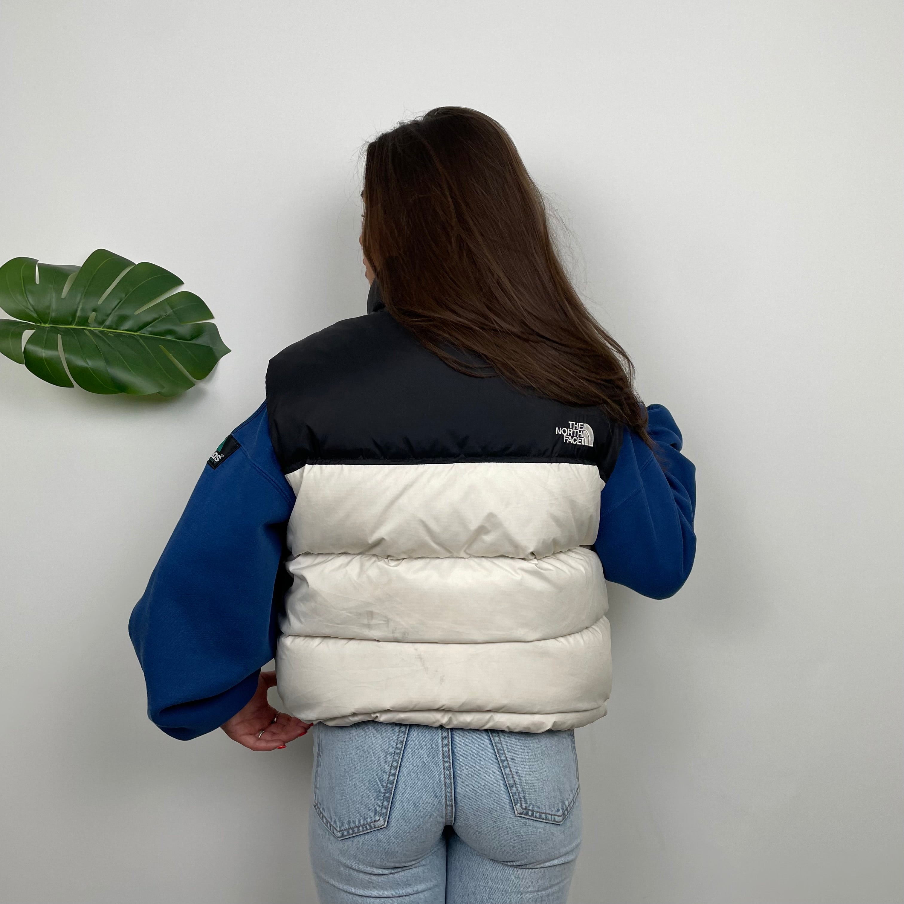 The North Face RARE White Nuptse 700 Puffer Gilet (L)