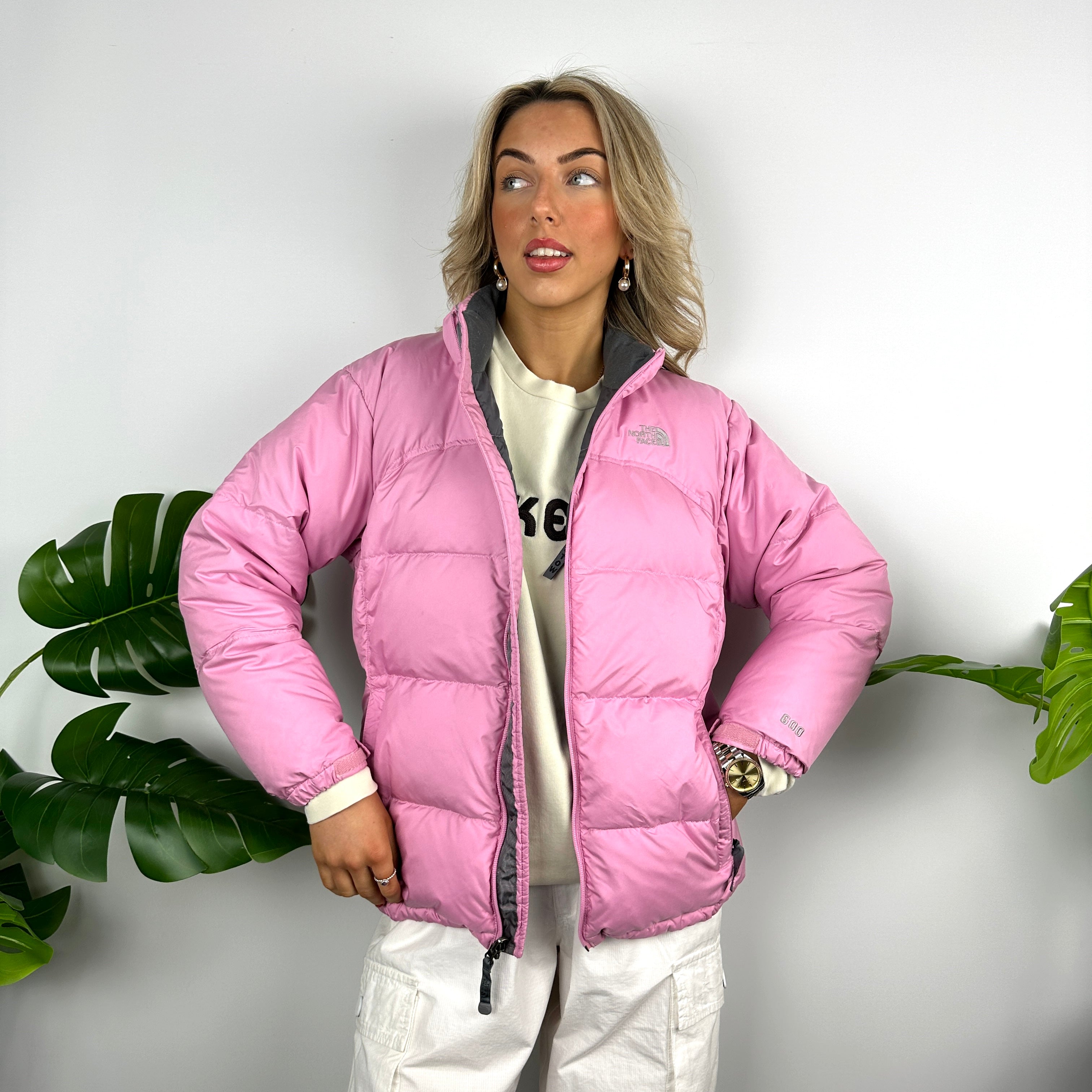 The North Face Candy Floss Pink Puffer Jacket (M)