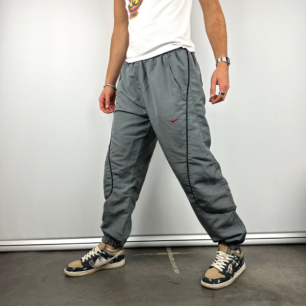 Nike Air Max Grey Spell Out Track Pants (L)