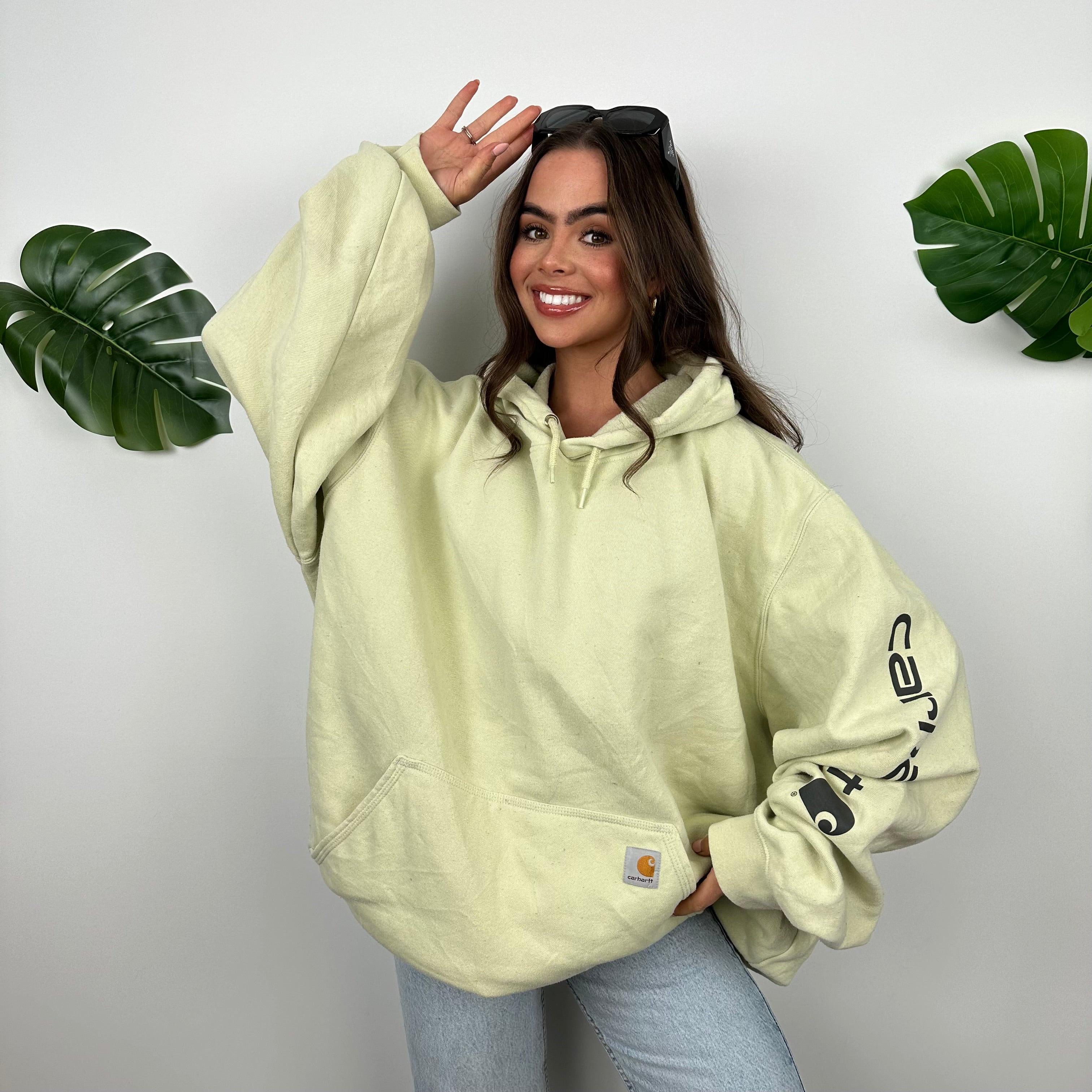 Carhartt Lime Embroidered Logo Hoodie (XXL)