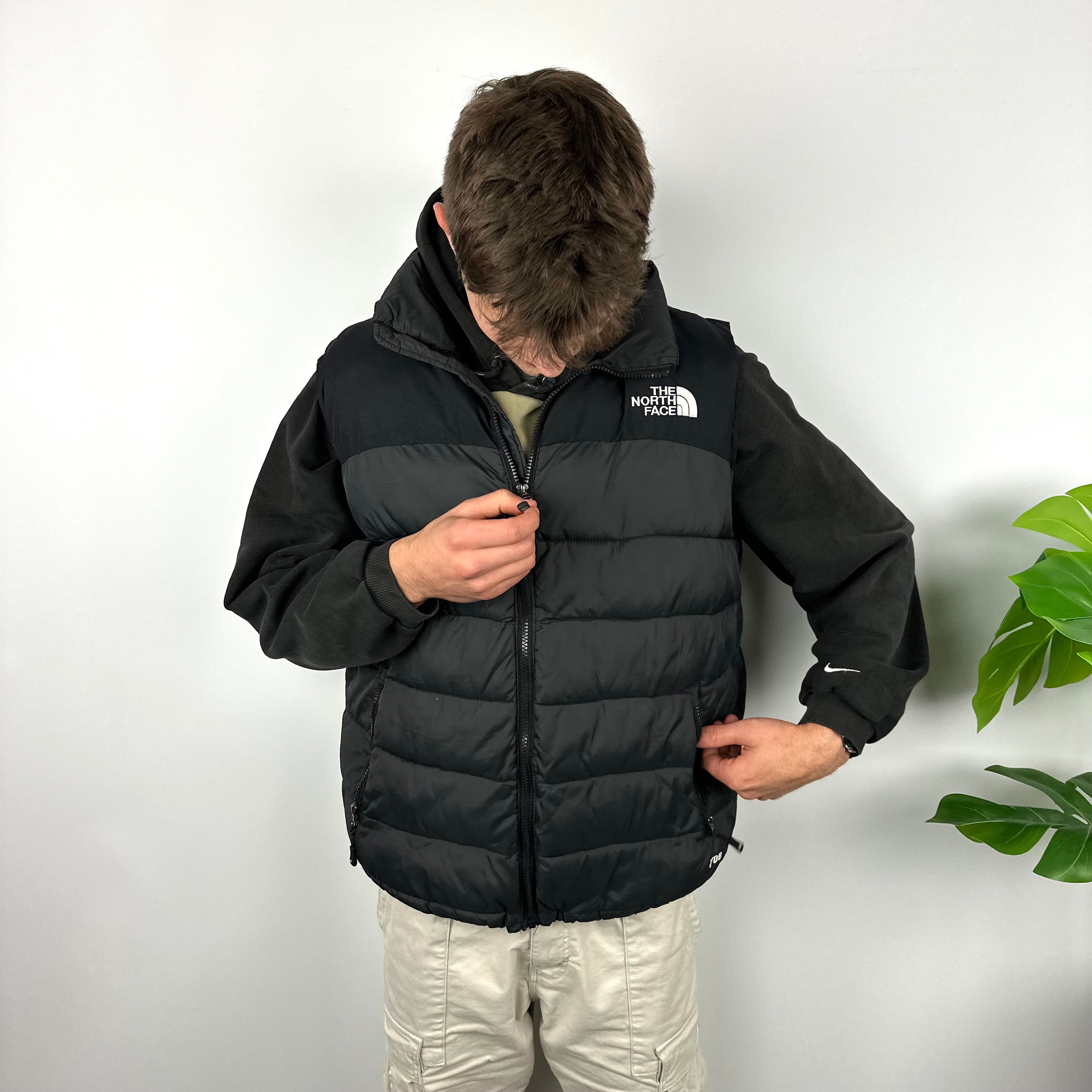 The North Face Black Puffer Gilet (XL)