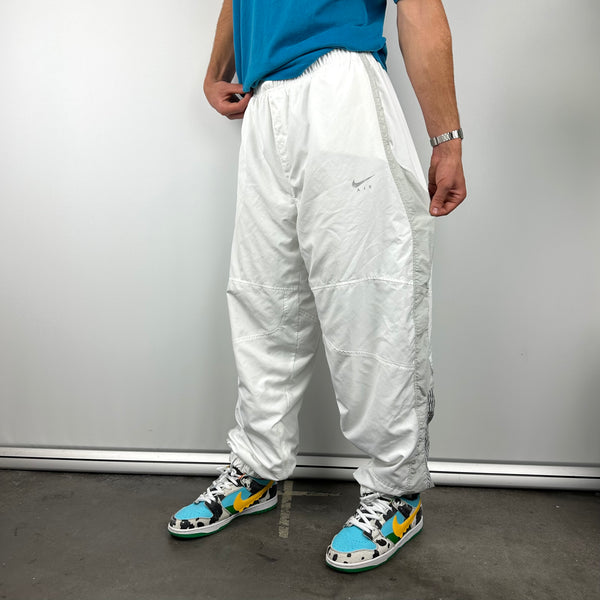 Nike Air White Spell Out Track Pants (XL)