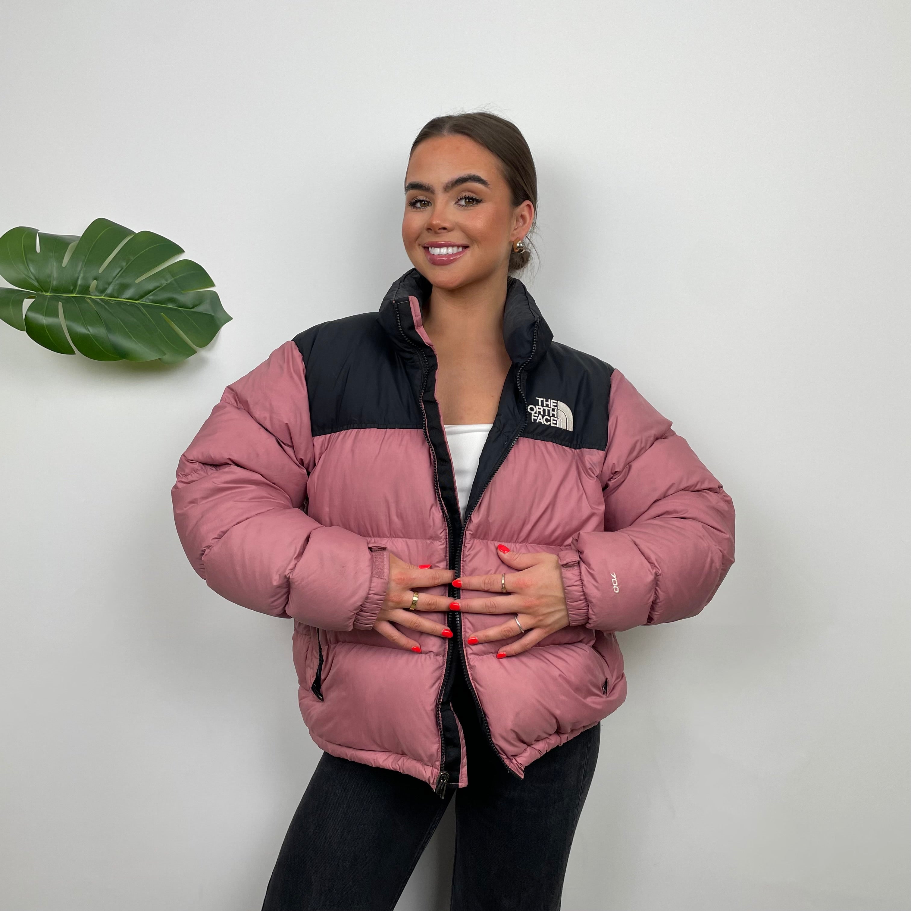 The North Face Pink Puffer Jacket (S)