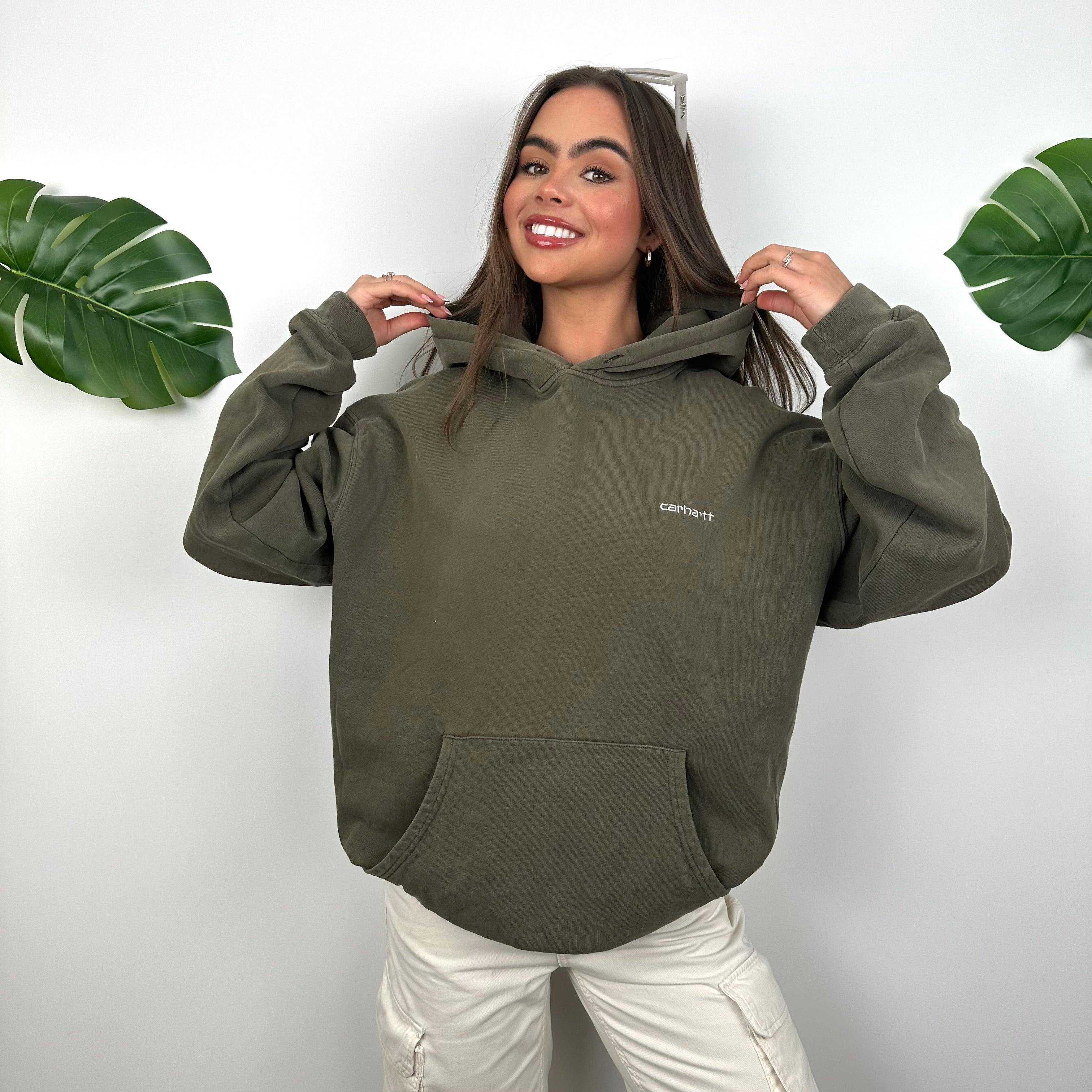 Carhartt khaki hoodie sale