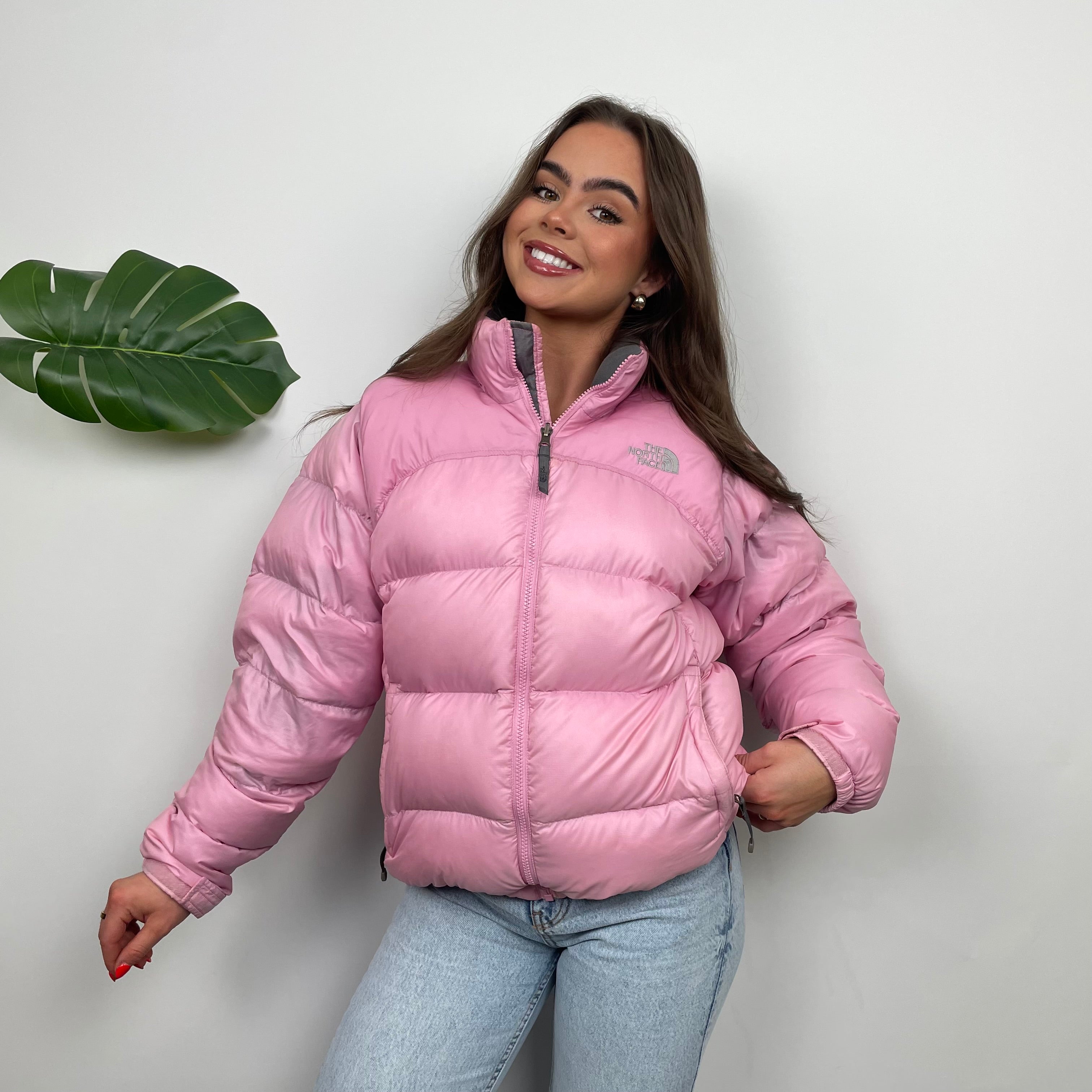 North Face RARE Baby Pink Puffer (M)