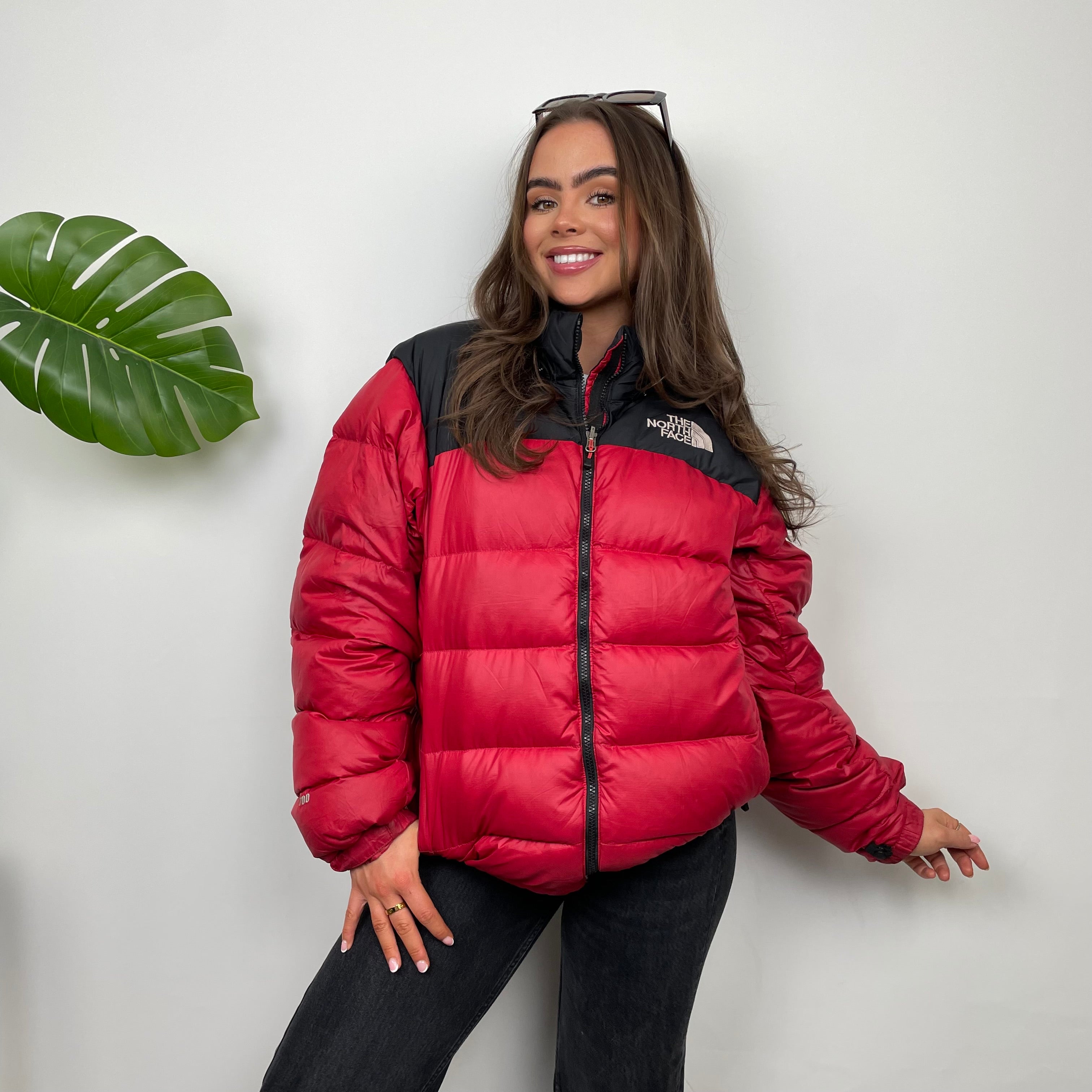 The North Face RARE Red Nuptse 700 Puffer Jacket (M)