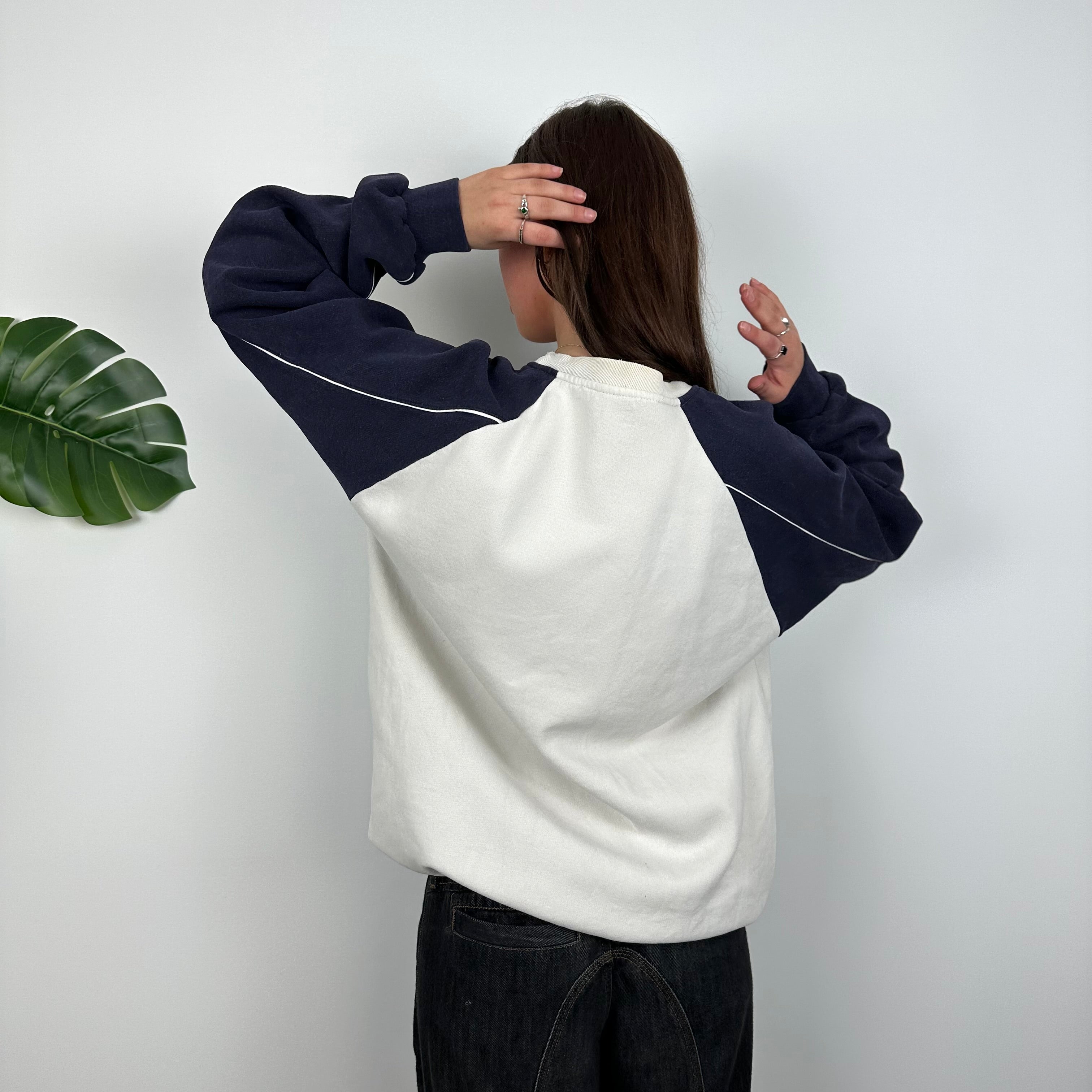 Nike White Spell Out Sweatshirt (L)