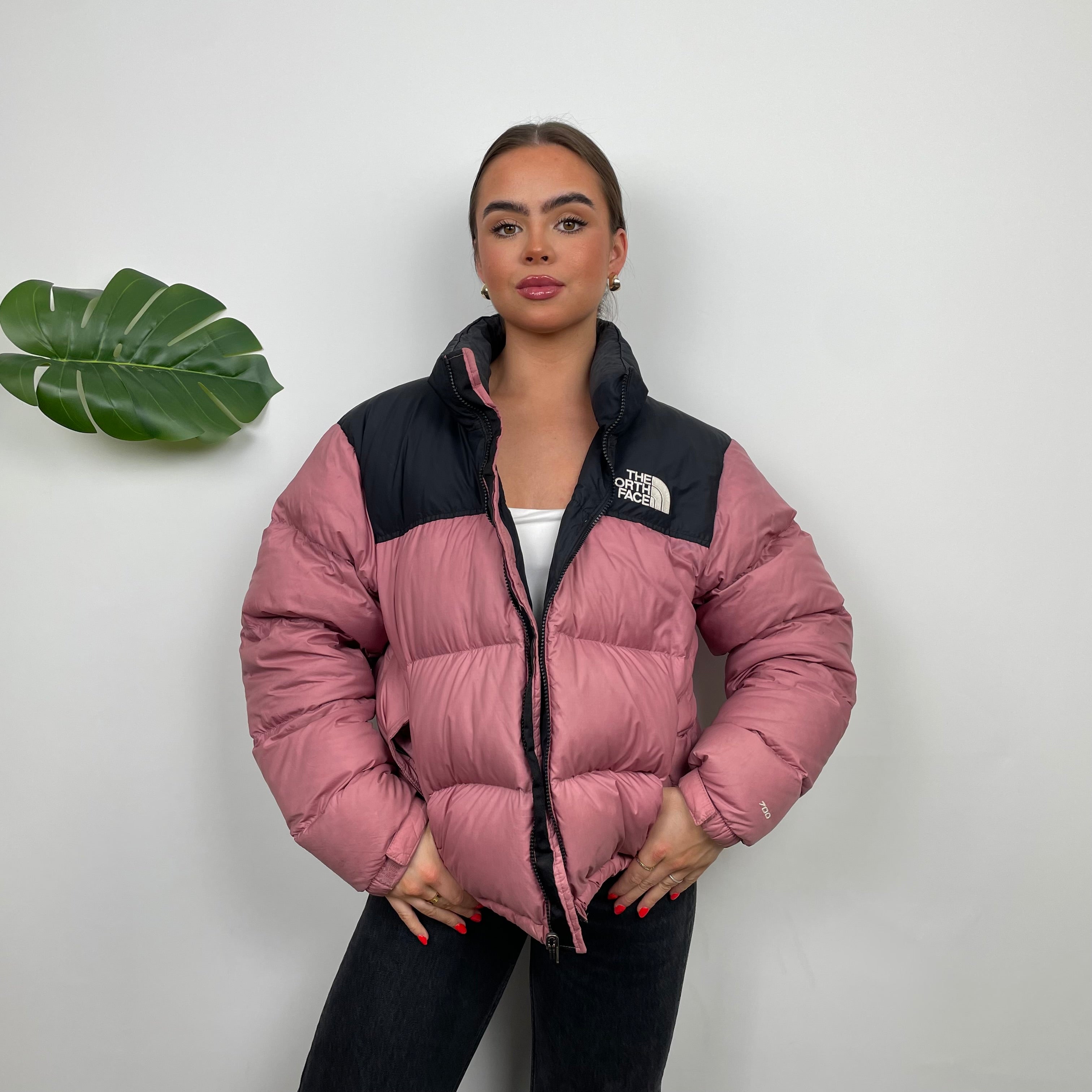 The North Face Pink Puffer Jacket (S)