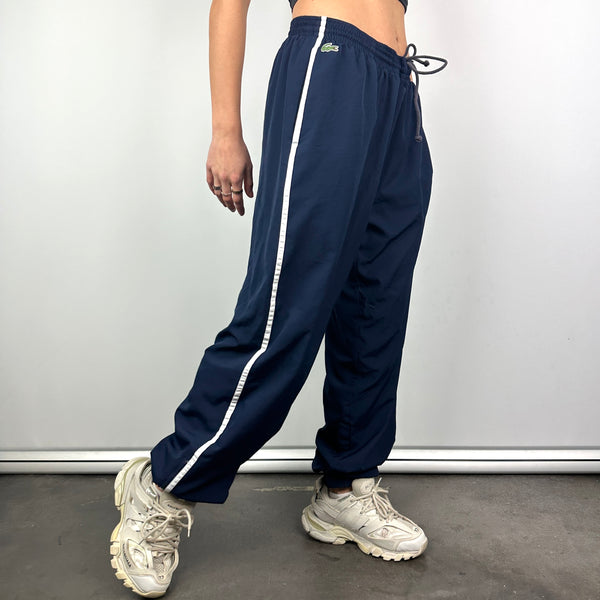 Lacoste Navy Embroidered Logo Track Pants (XL)