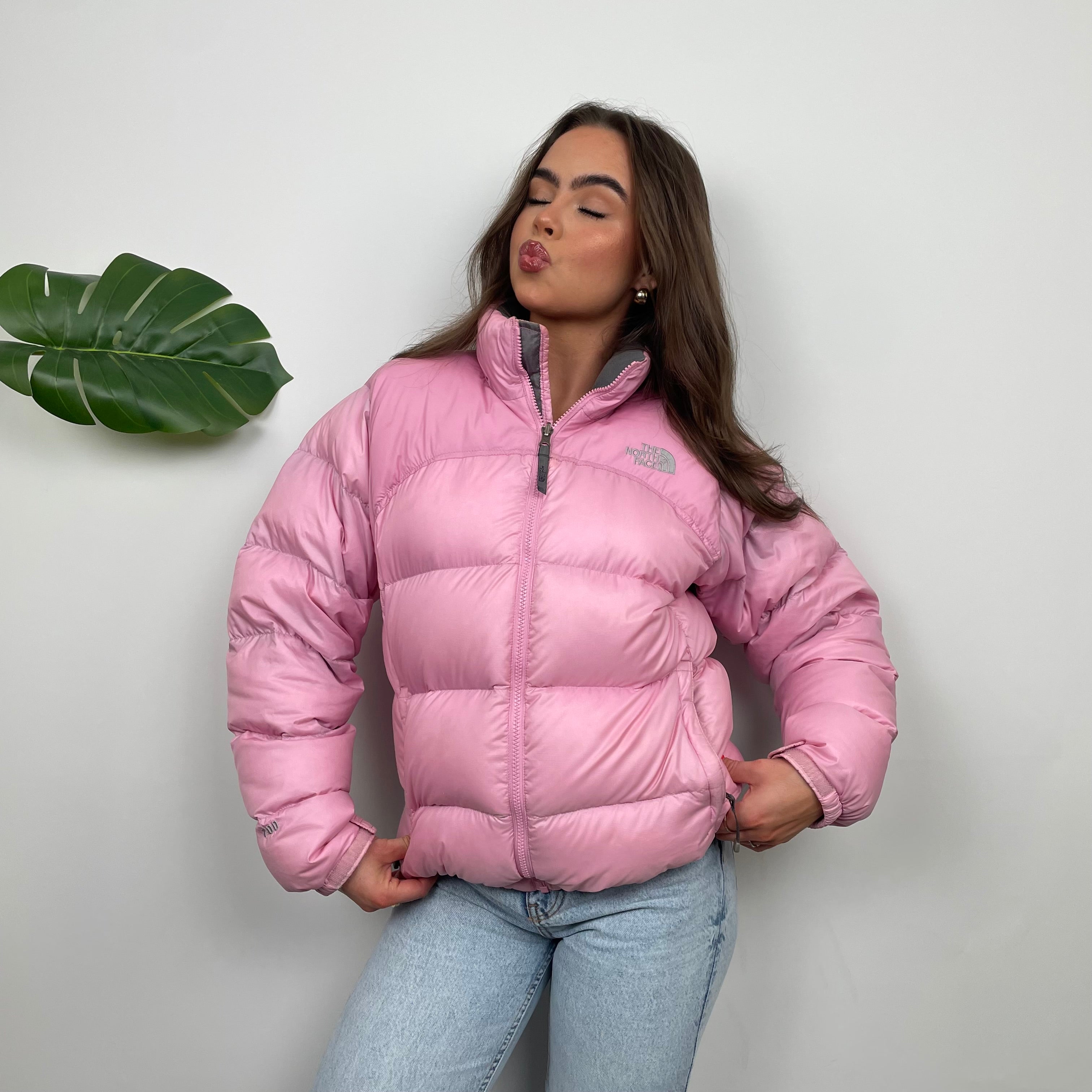 North Face RARE Baby Pink Puffer (M)