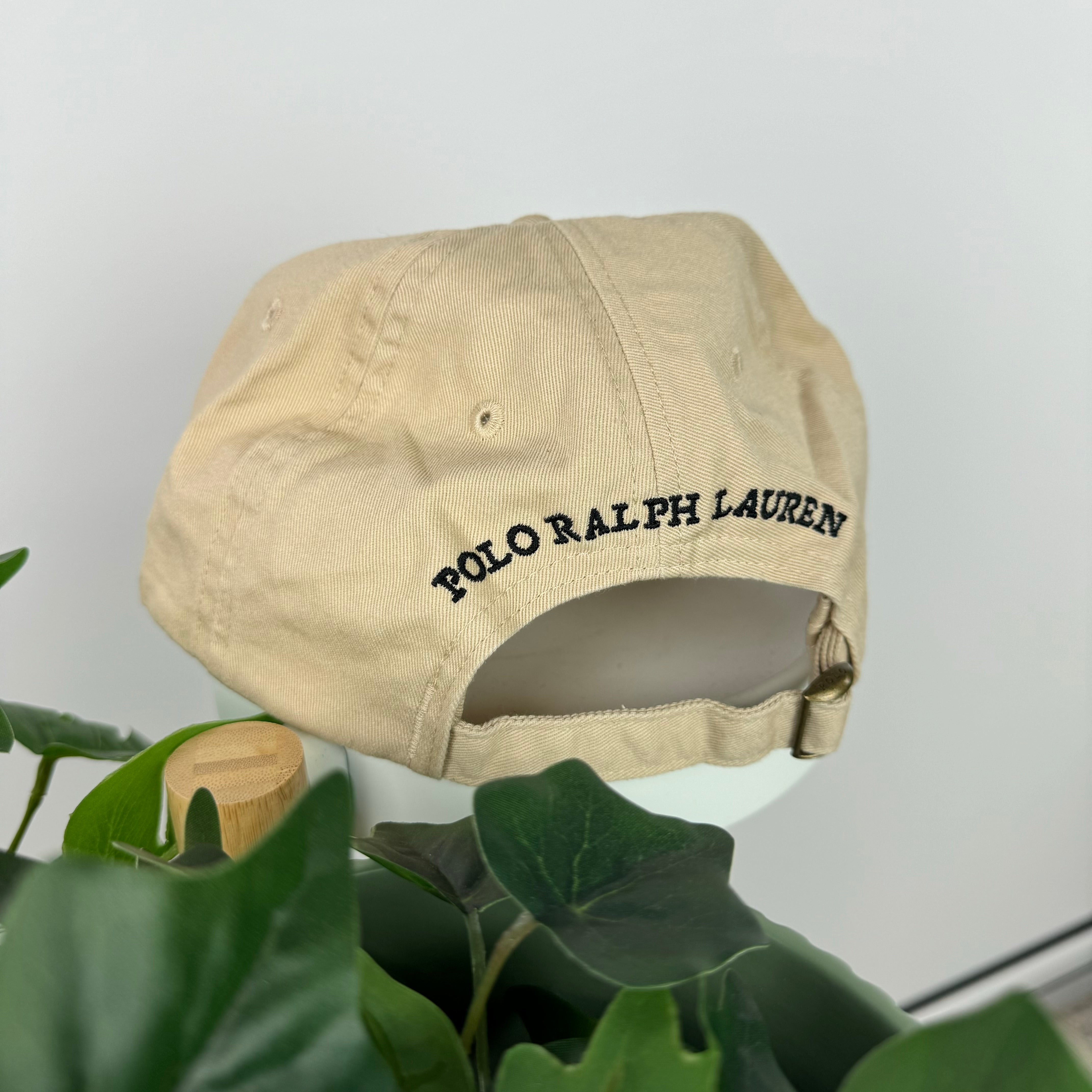 Polo Ralph Lauren Bear Cap in Tan