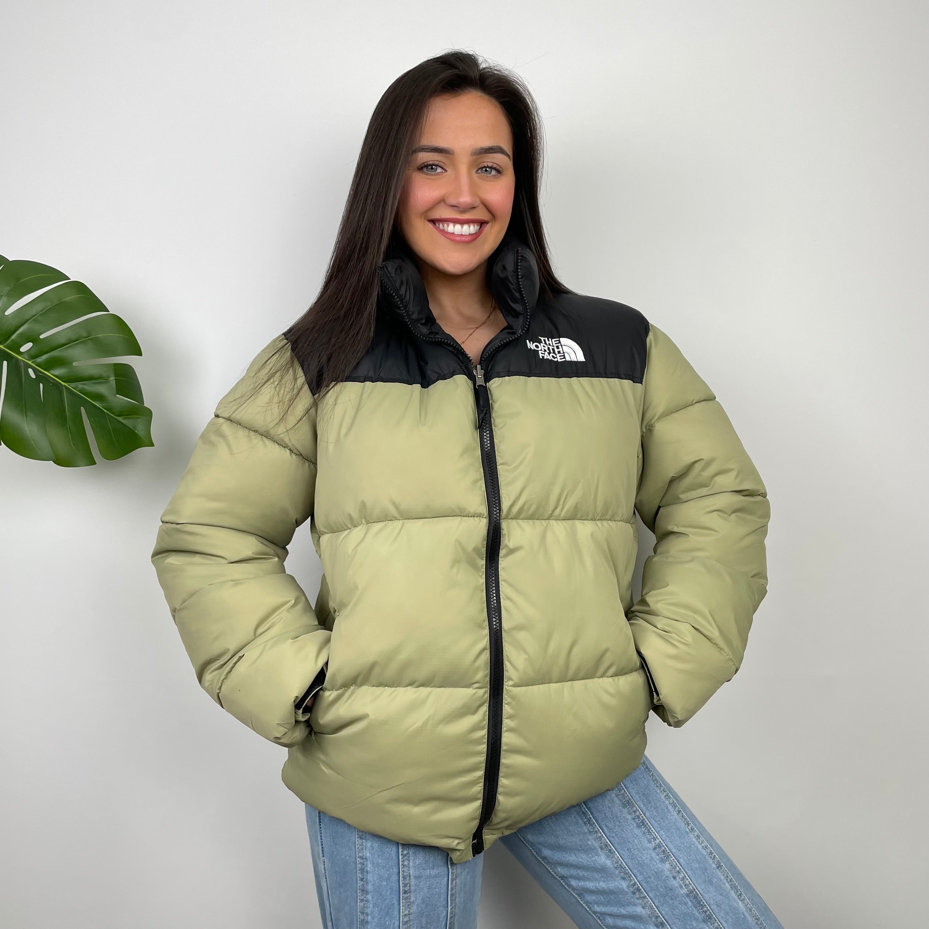 The North Face Green Nuptse 700 Puffer Jacket (L)