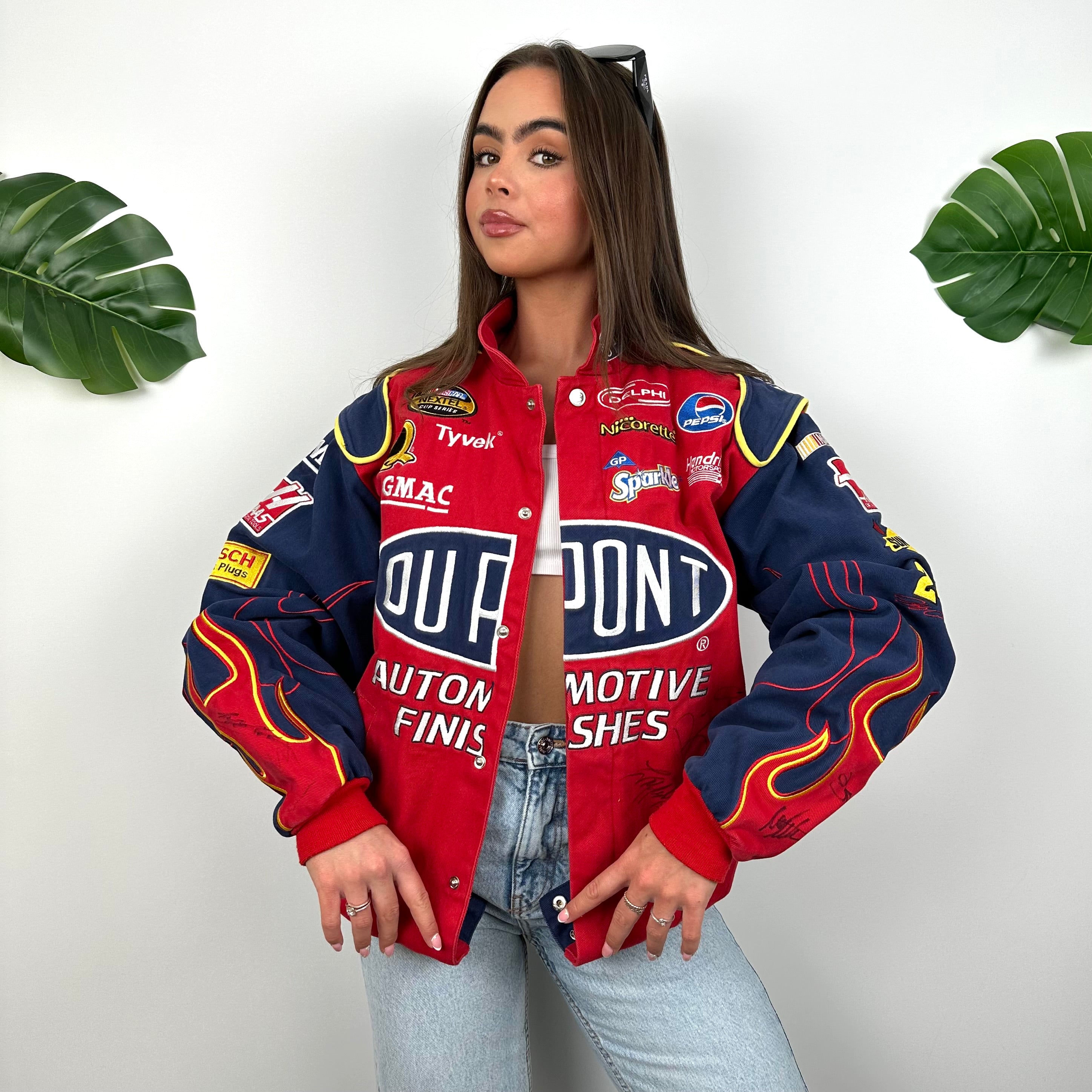 DuPont Red NASCAR Racing Jacket (M)