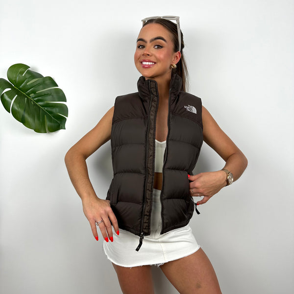 The North Face Brown Puffer Gilet (XS)
