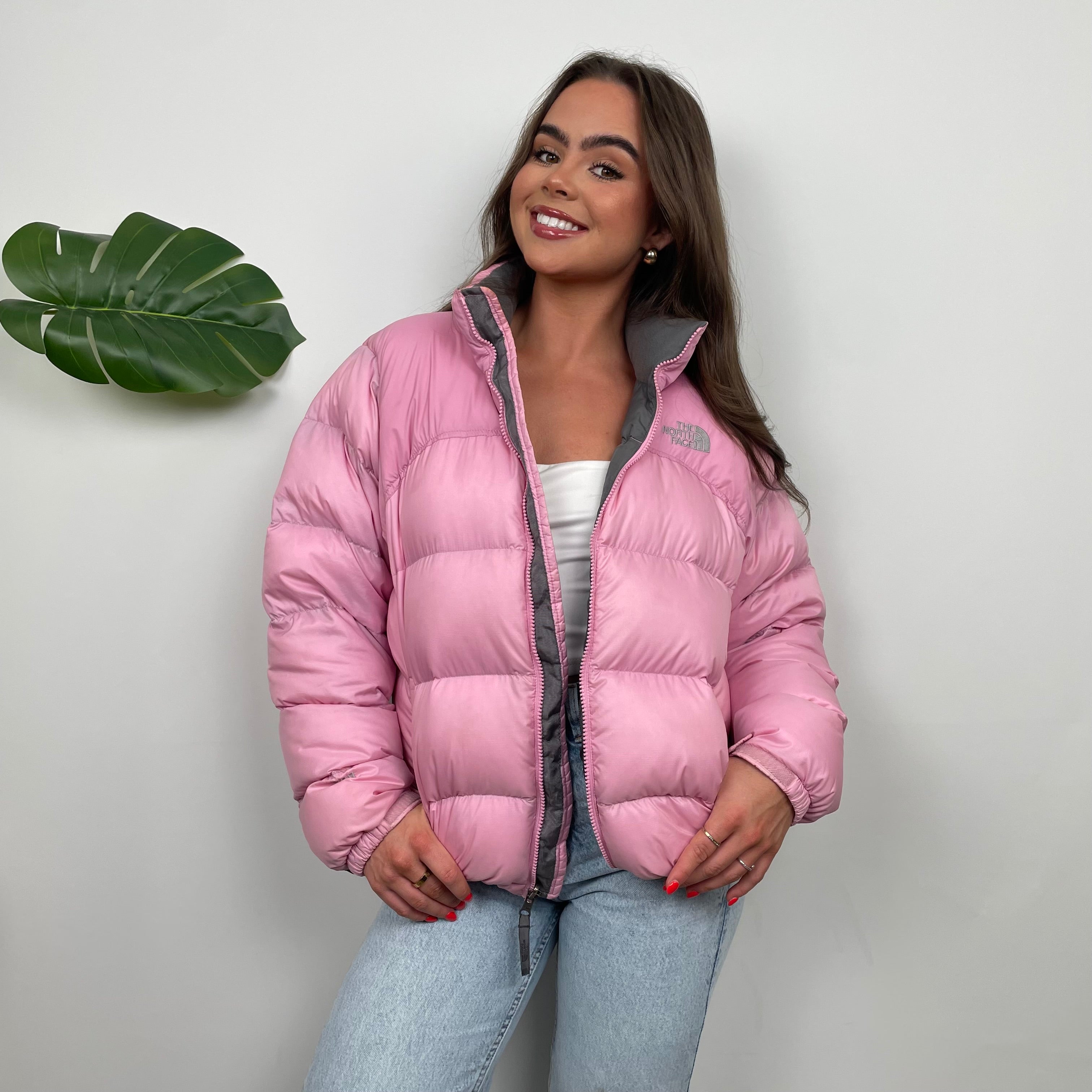 North Face RARE Baby Pink Puffer (M)