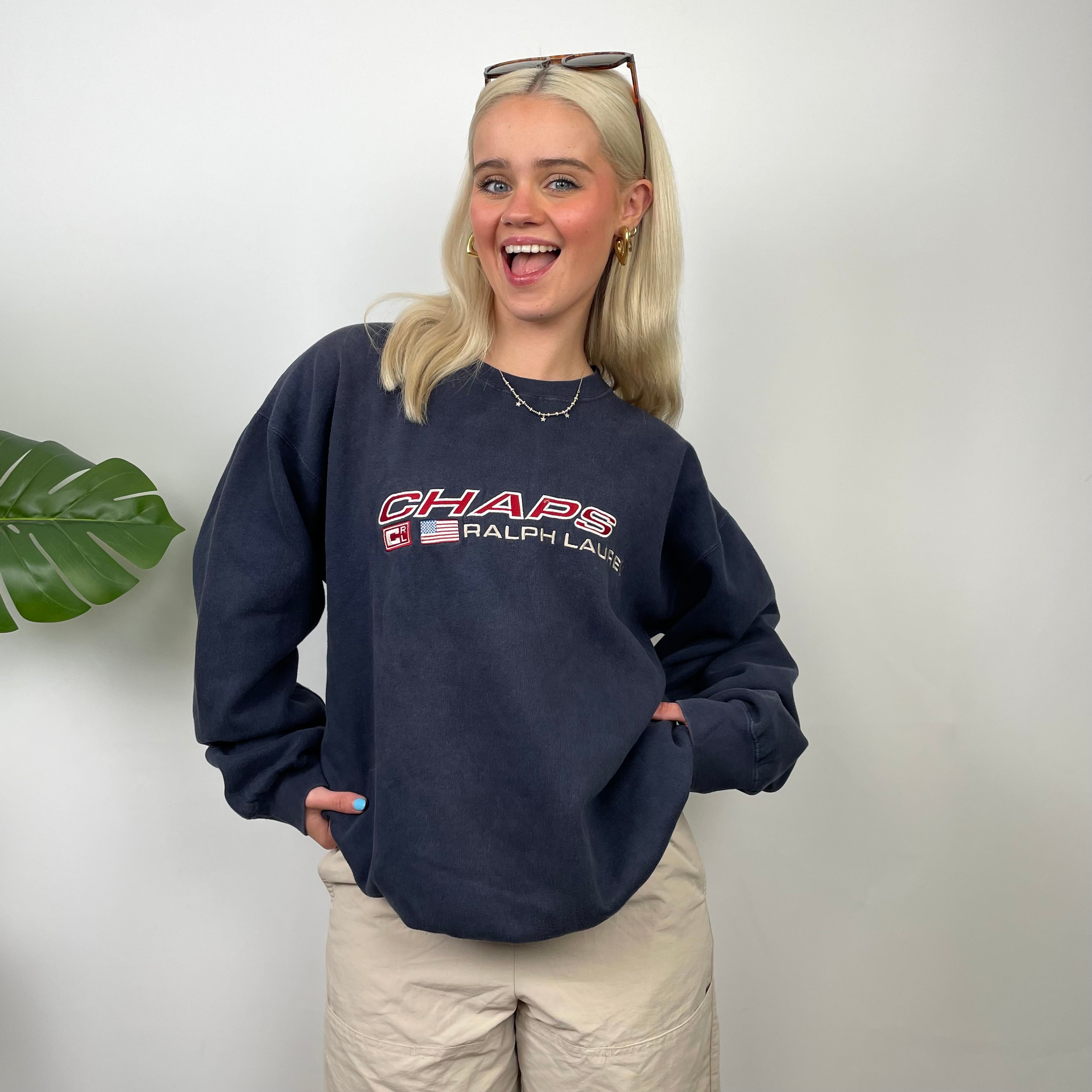 Vintage ralph lauren chaps sweatshirt sale