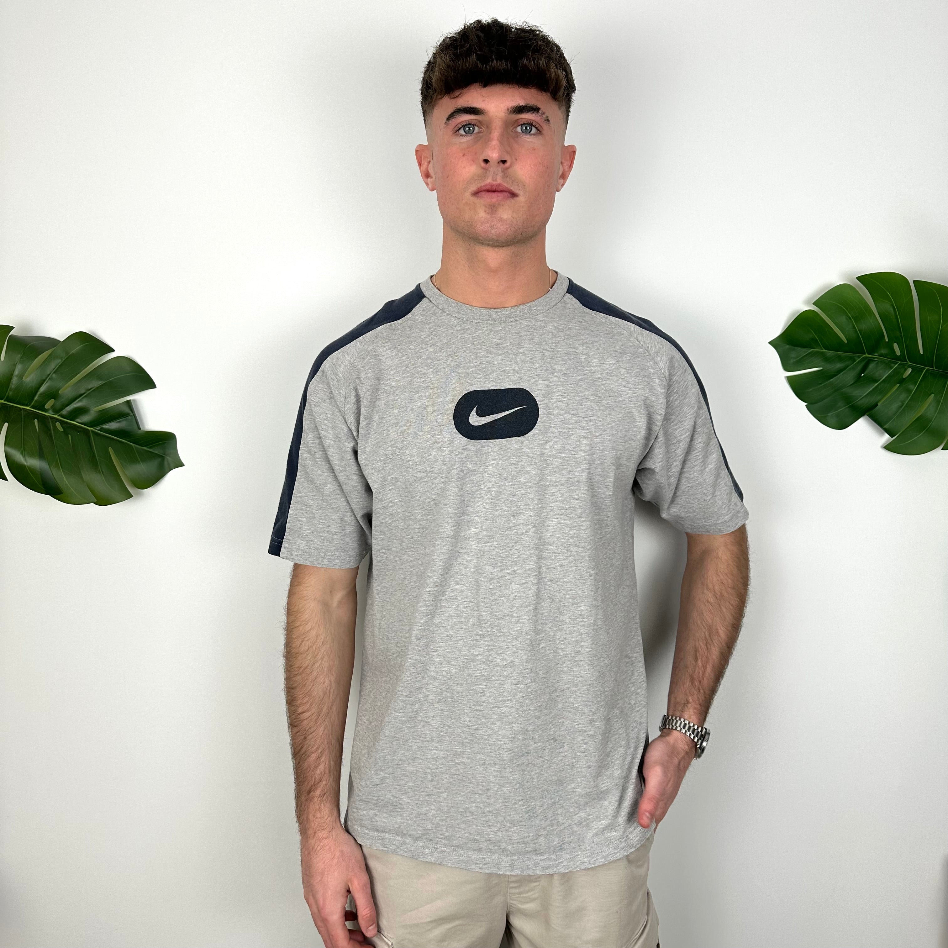 Nike Grey Swoosh T Shirt (L)