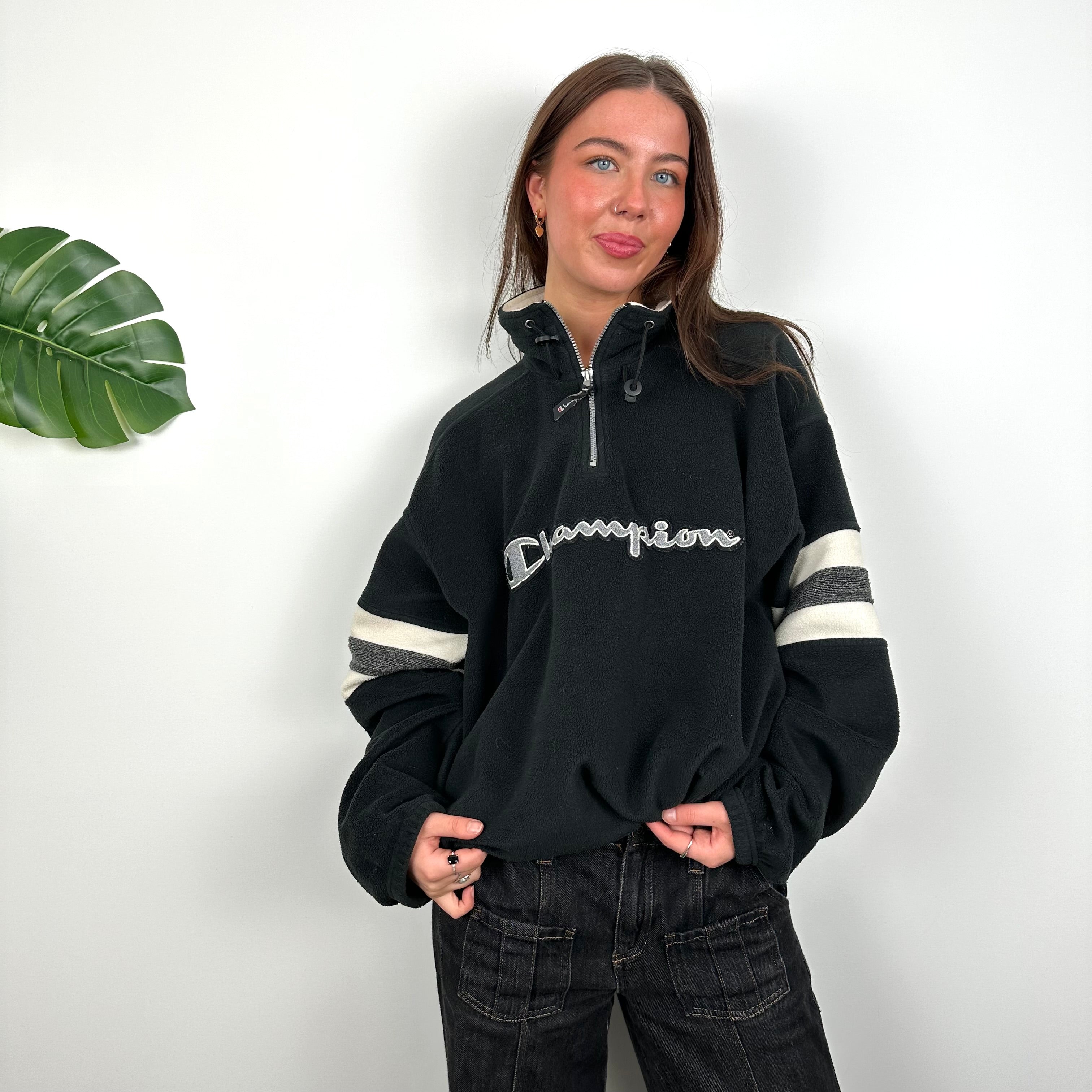 Champion Teddy Fleece Half Zip Pullover Teddy Fleece Pullover