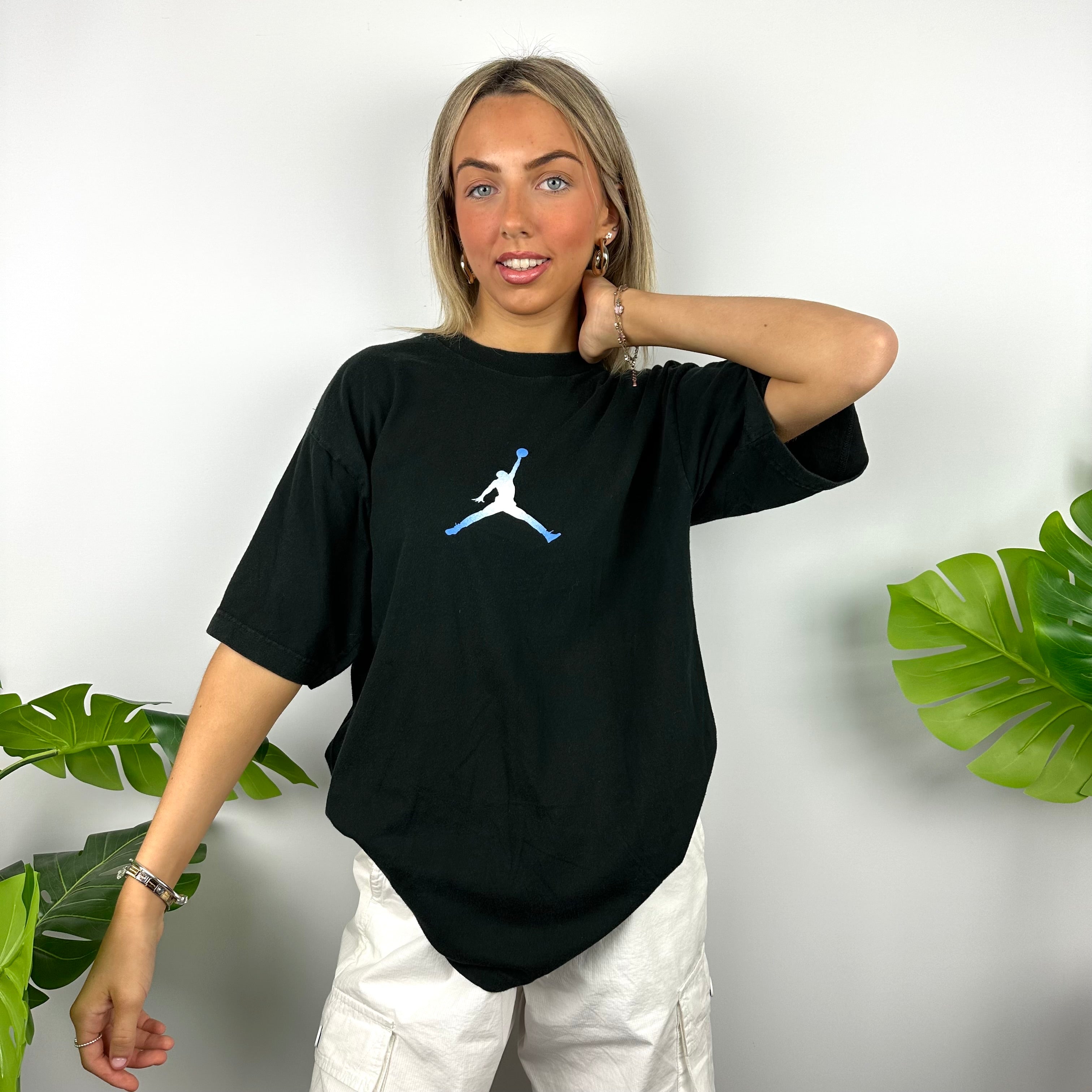 Nike x Air Jordan Black Spell Out T Shirt (M)