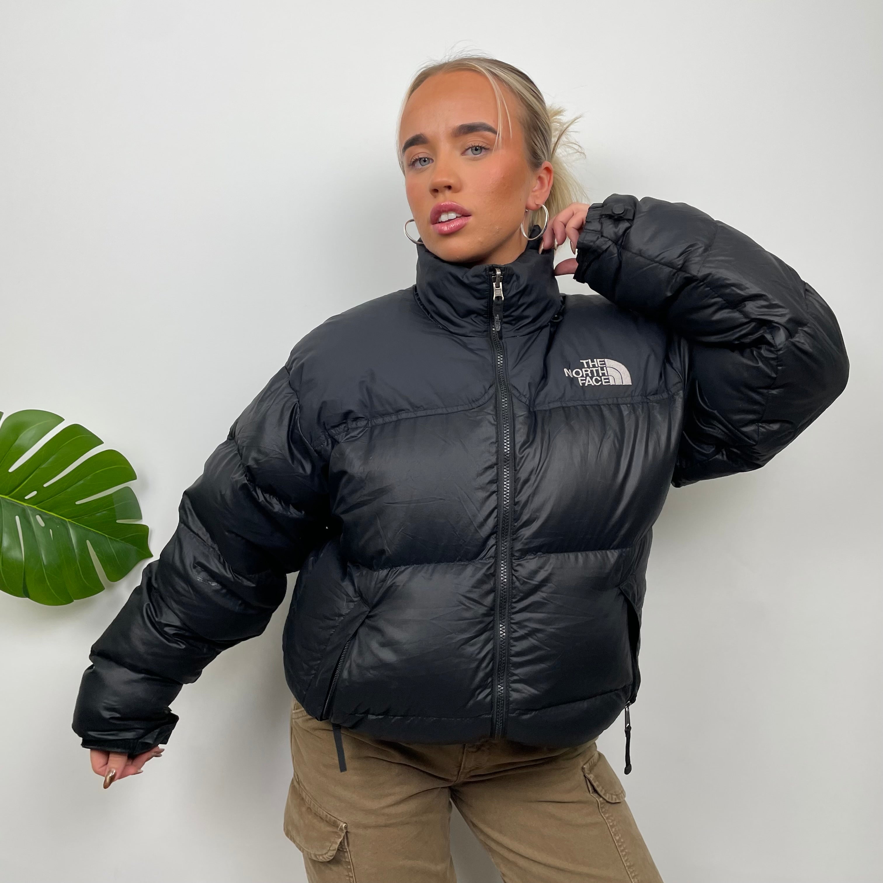 The North Face RARE Nuptse 700 Black Puffer Jacket (M)