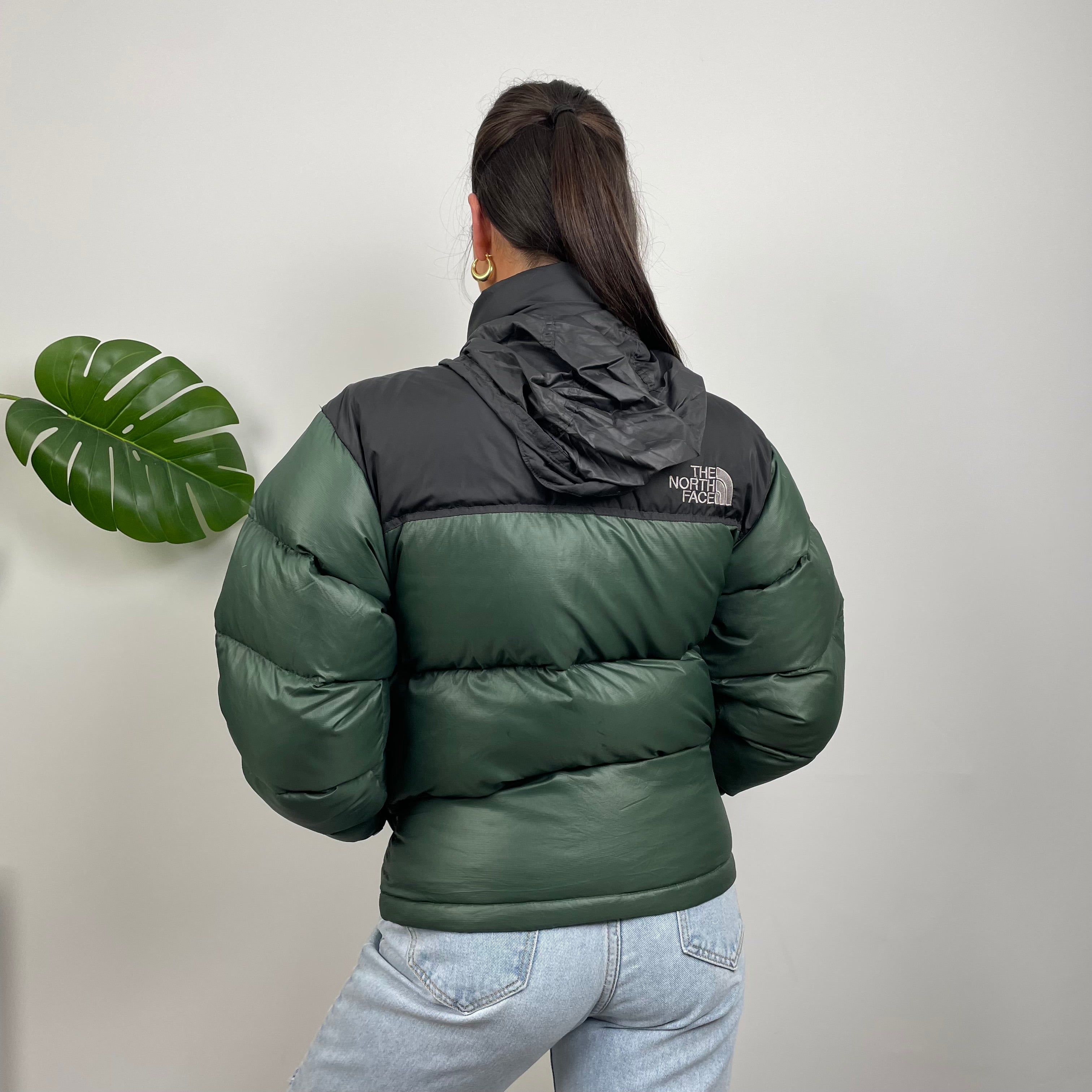 The North Face Green Nuptse 700 Puffer Jacket (S)