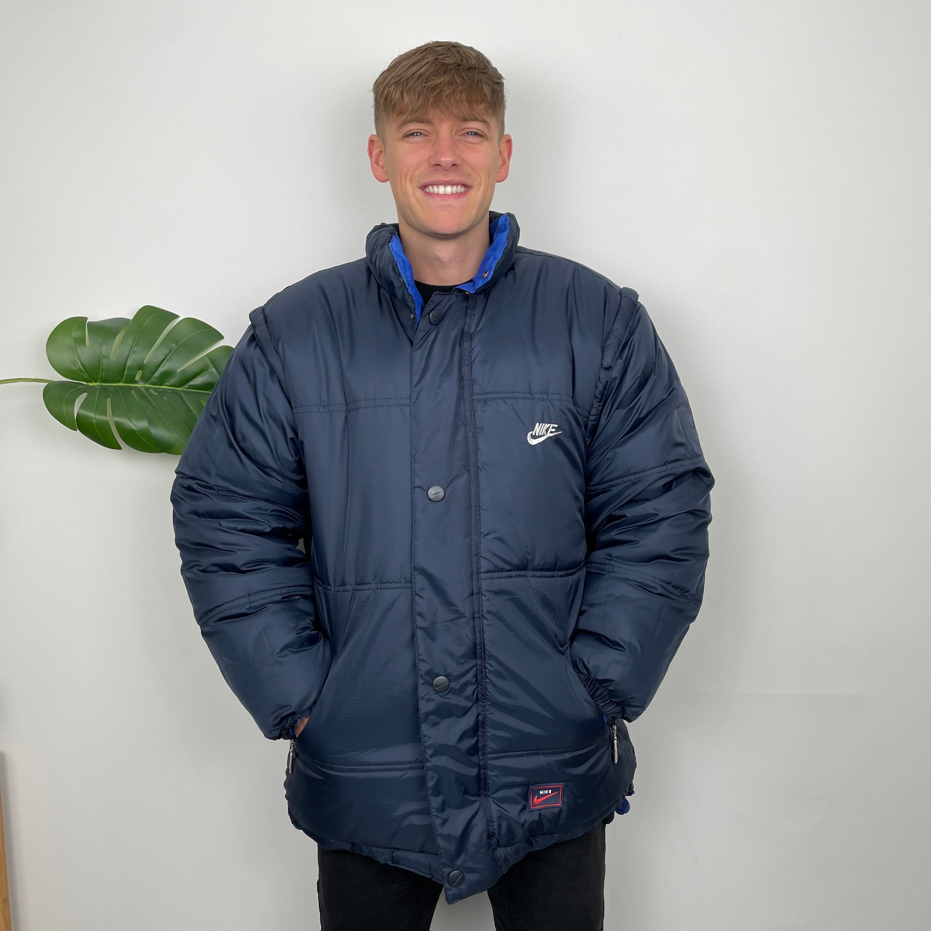 Nike Reversible Embroidered Swoosh Puffer Jacket (XXL)