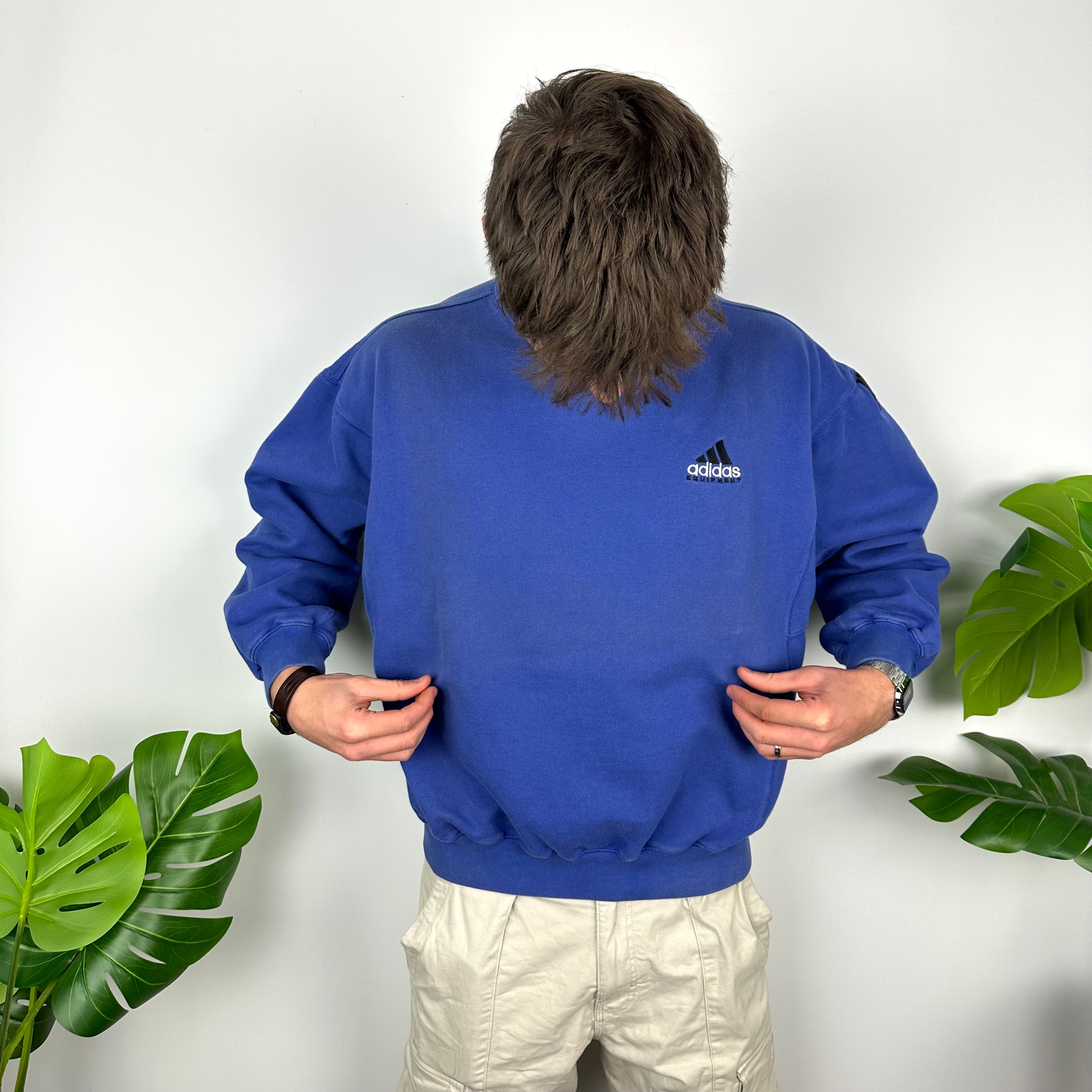 Adidas equipment rare 90s embroidered sweatshirt sale