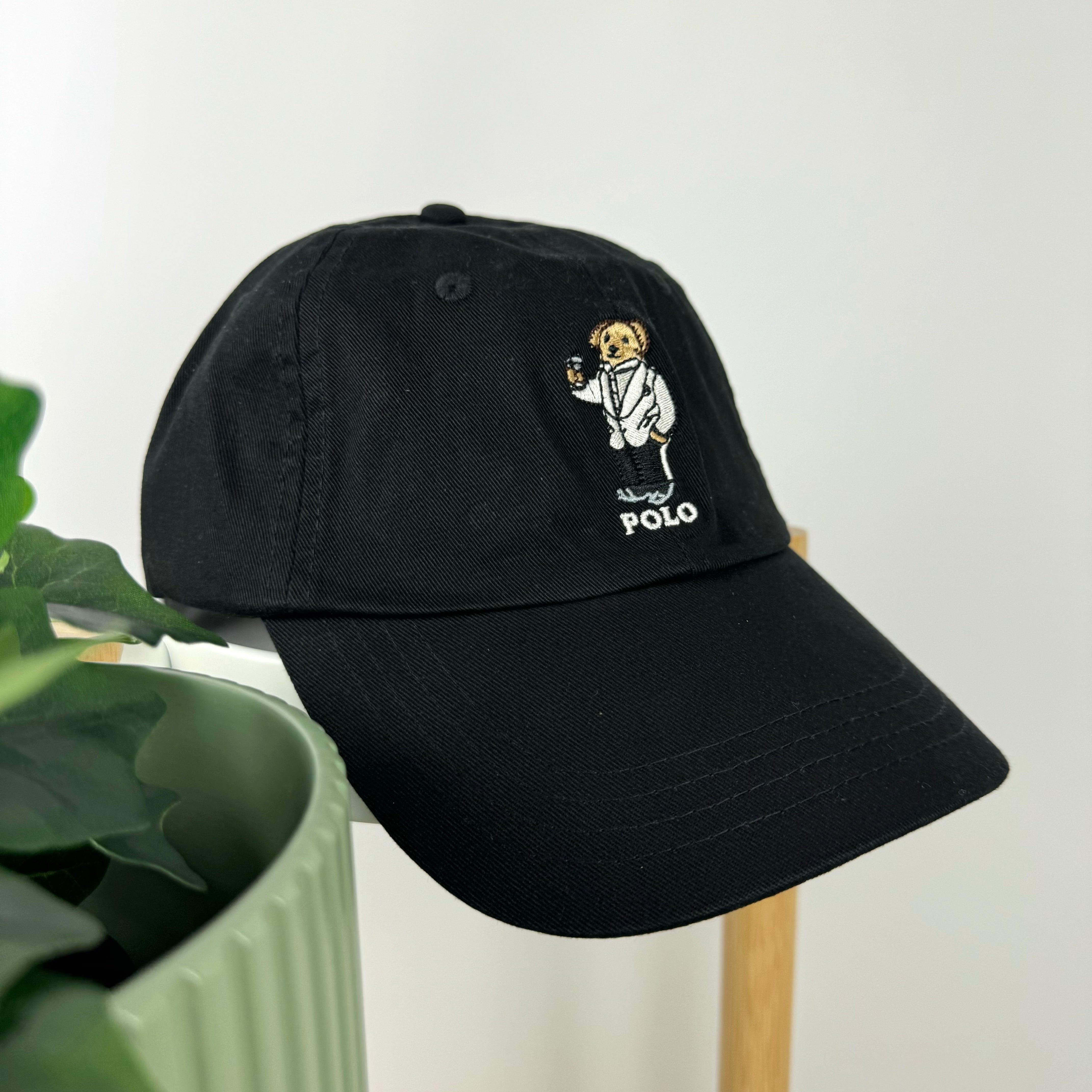 Polo Ralph Lauren Bear Cap in Black