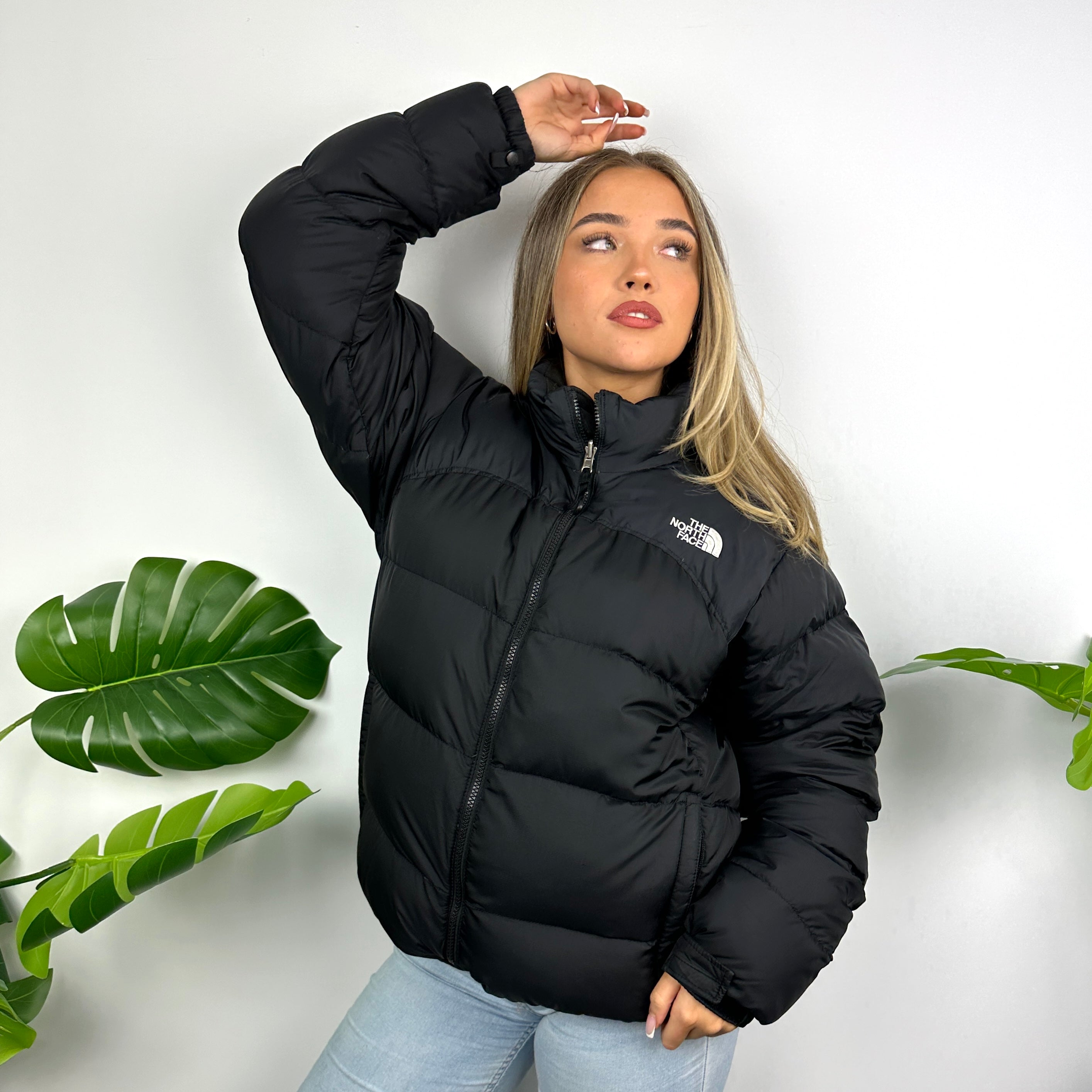 North Face Black Nupste 700 Puffer Jacket (L)
