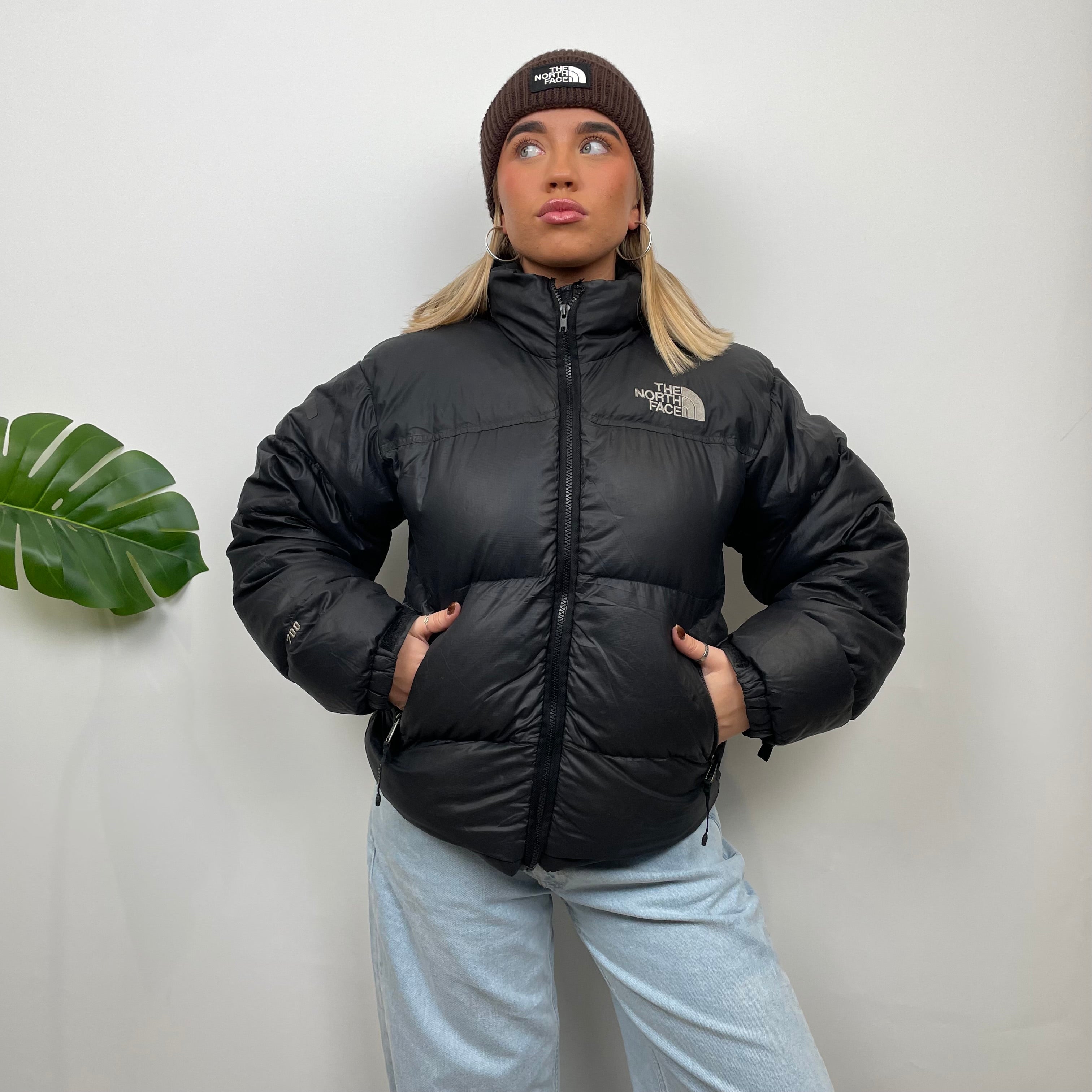 The North Face RARE Nuptse 700 Black Puffer Jacket (M)